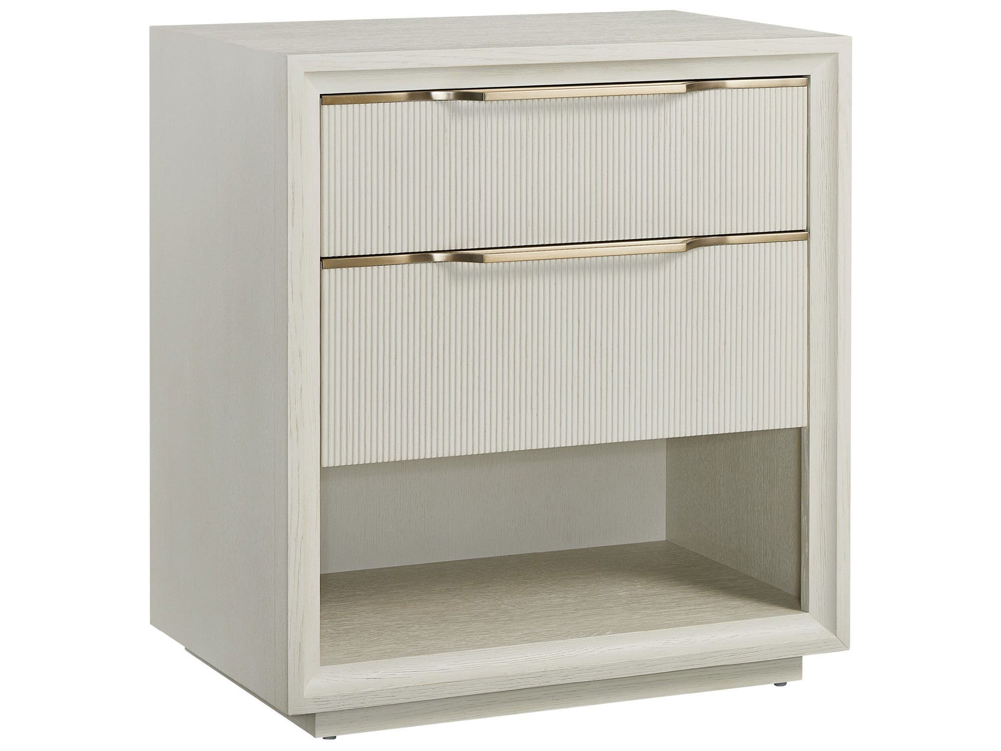 Flax Nightstand - Silo with a white background