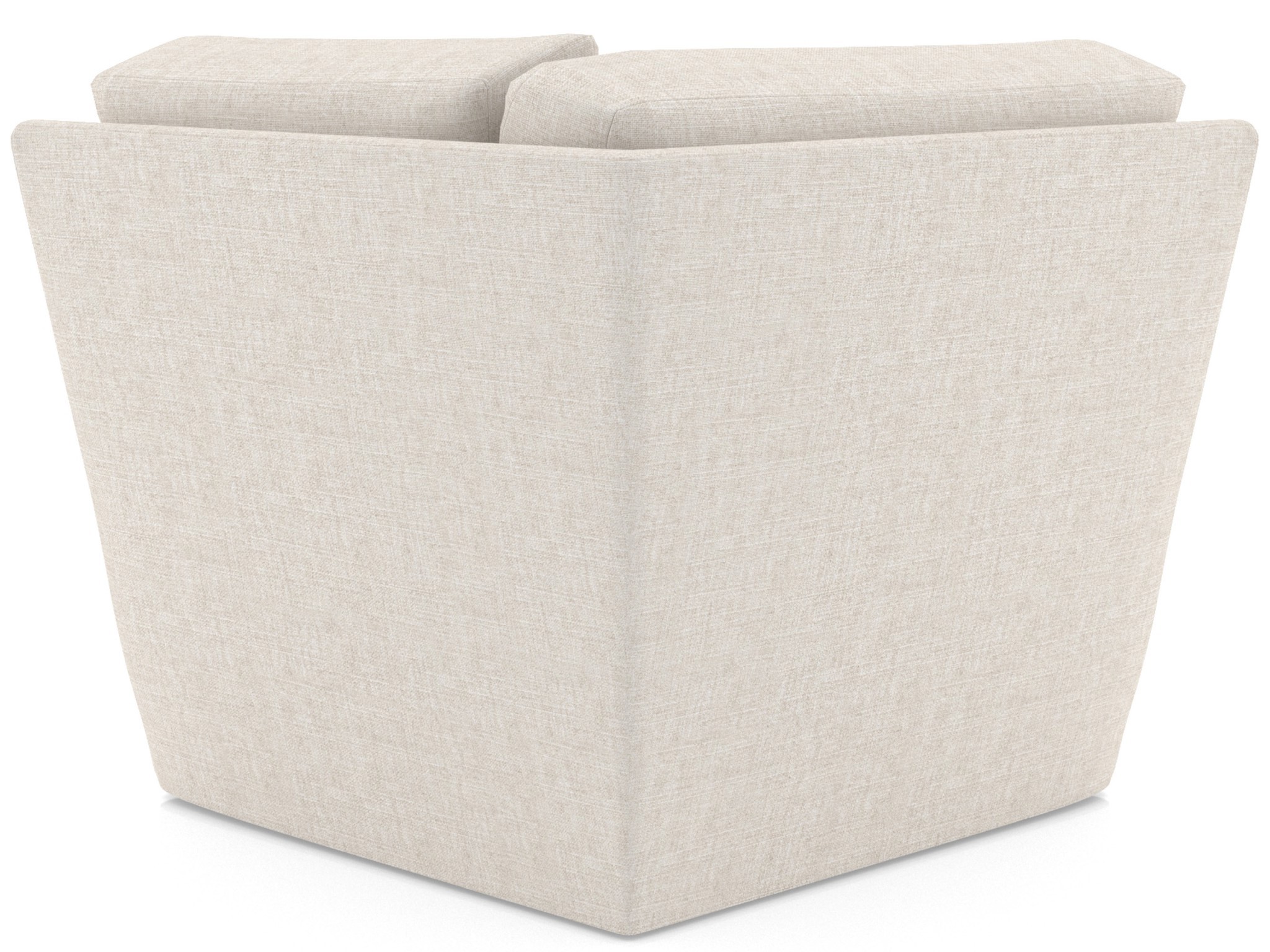 Lennon Slipcover Corner Chair - Special Order - Silo with a white background