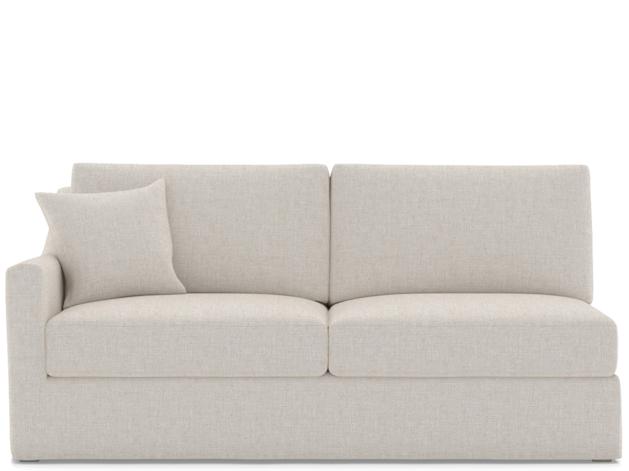Lennon Slipcover Loveseat LAF - Special Order - Silo with a white background