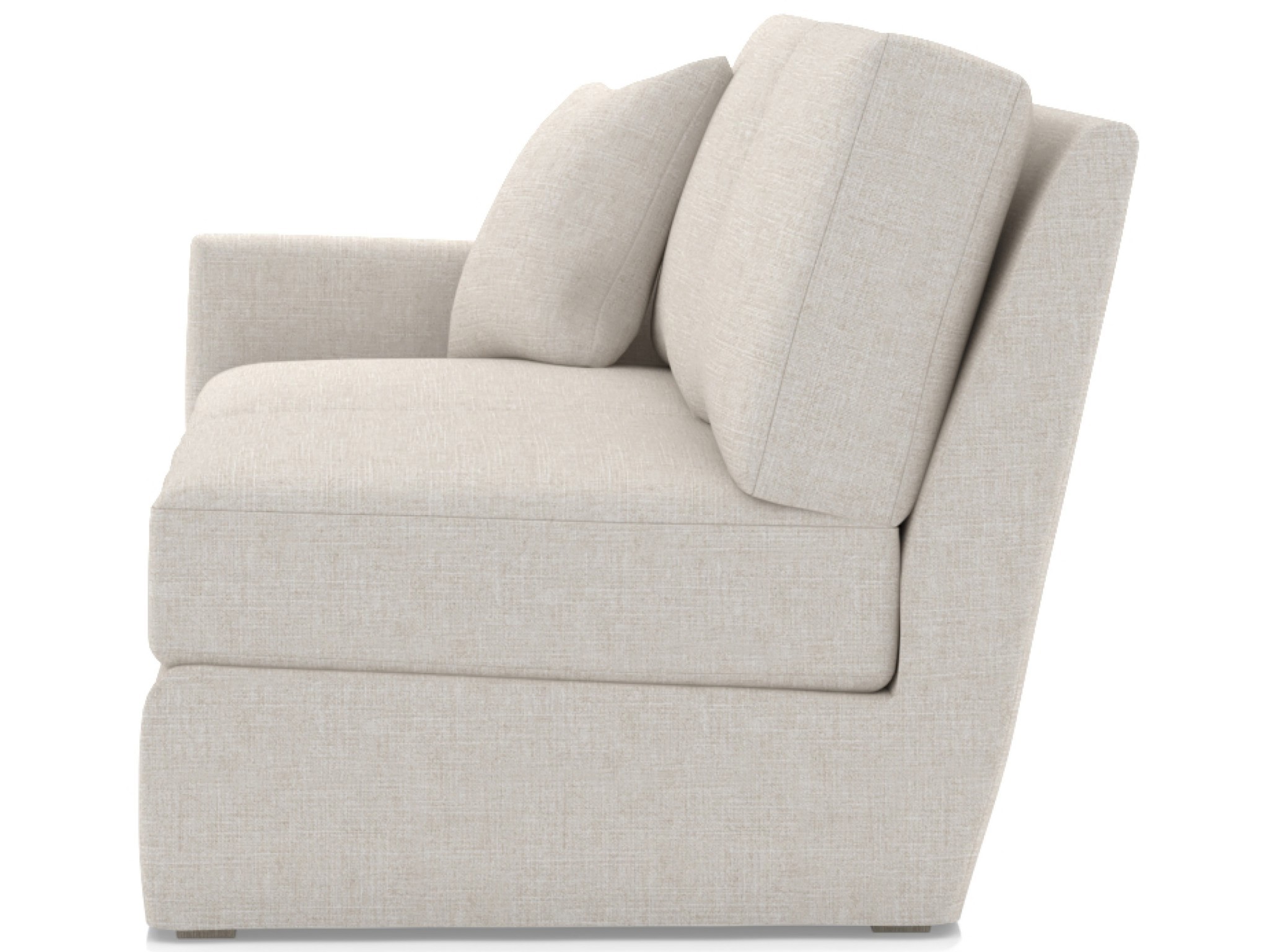 Lennon Slipcover Loveseat LAF - Special Order - Silo with a white background
