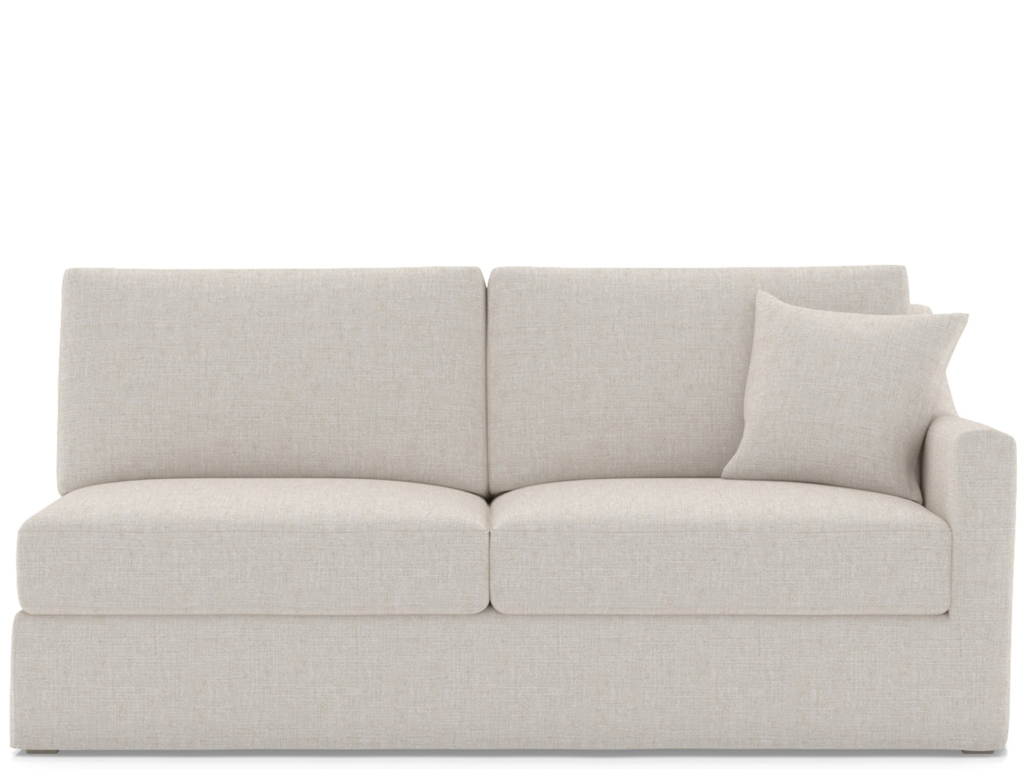 Lennon Slipcover Loveseat RAF - Special Order - Silo with a white background