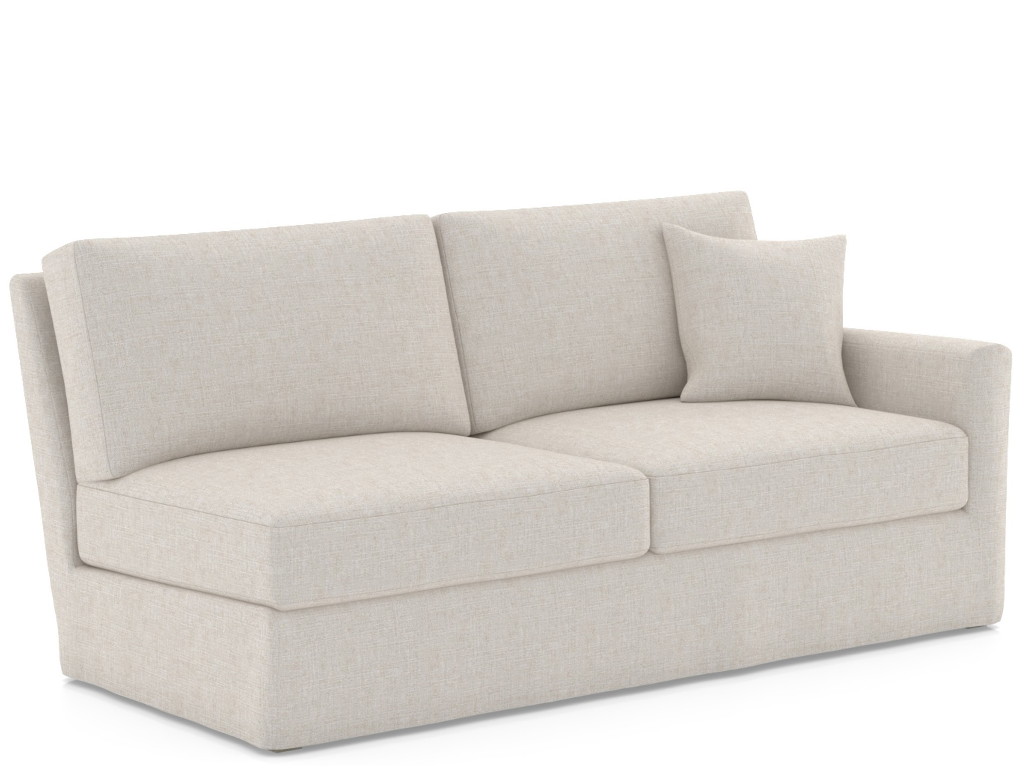 Lennon Slipcover Loveseat RAF - Special Order - Silo with a white background