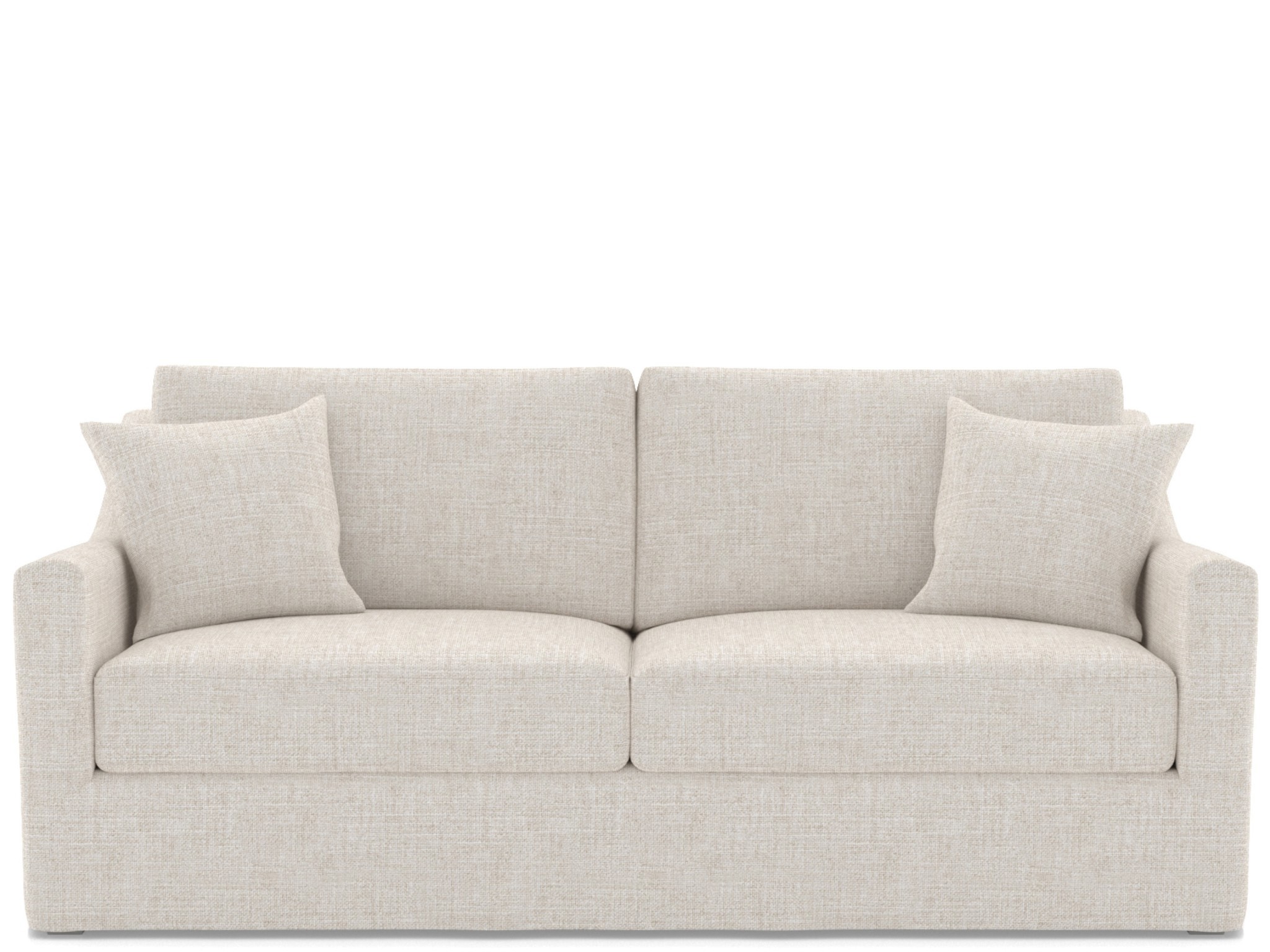 Lennon Slipcover Sleeper Sofa - Special Order - Silo with a white background