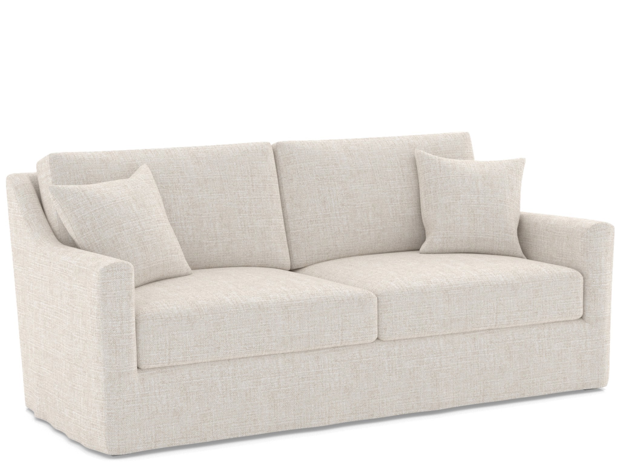 Lennon Slipcover Sleeper Sofa - Special Order - Silo with a white background