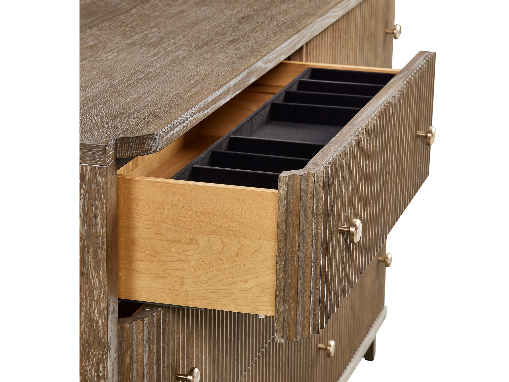 Emerie Dresser - Silo with a white background
