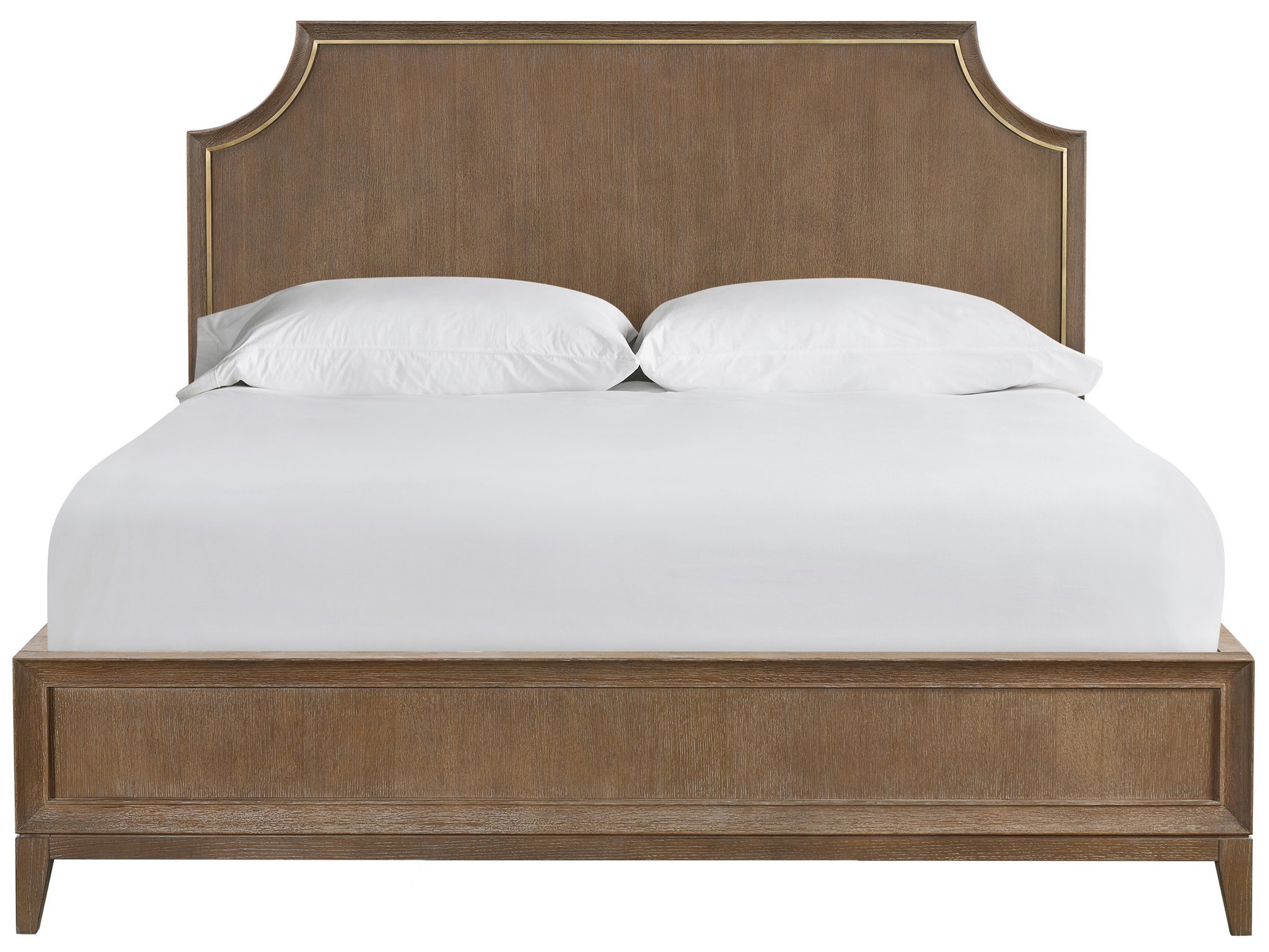 Emerie Panel Bed King - Silo with a white background