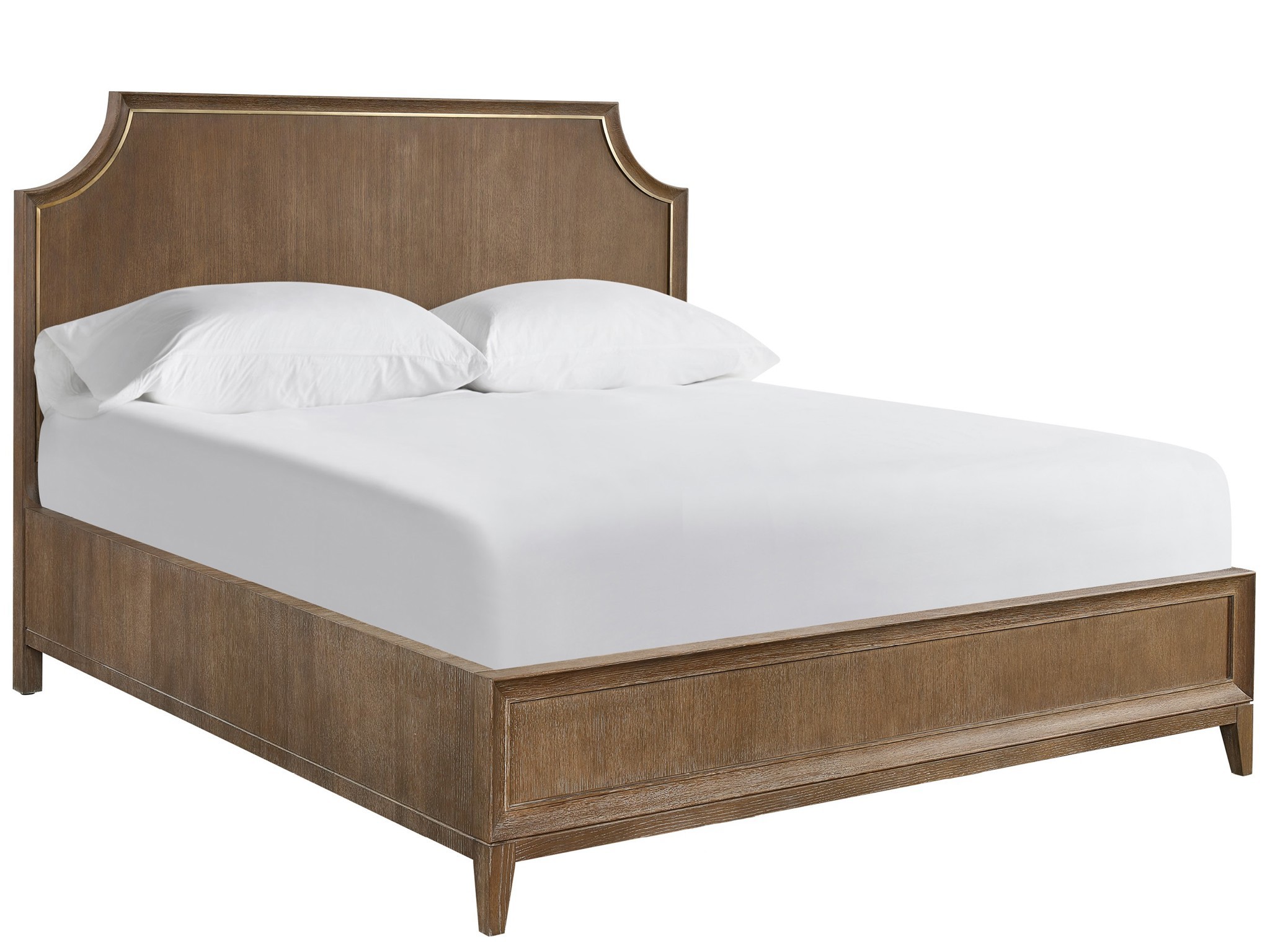 Emerie Panel Bed King - Silo with a white background