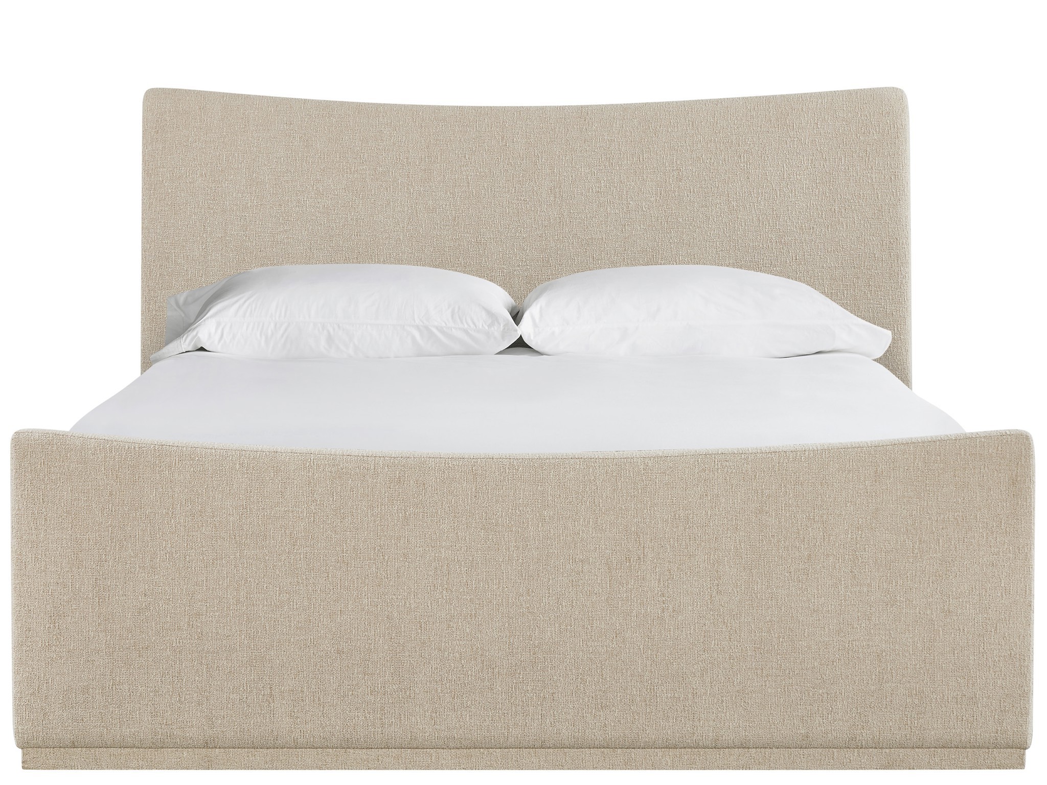 Rowen Upholstered Bed King - Silo with a white background