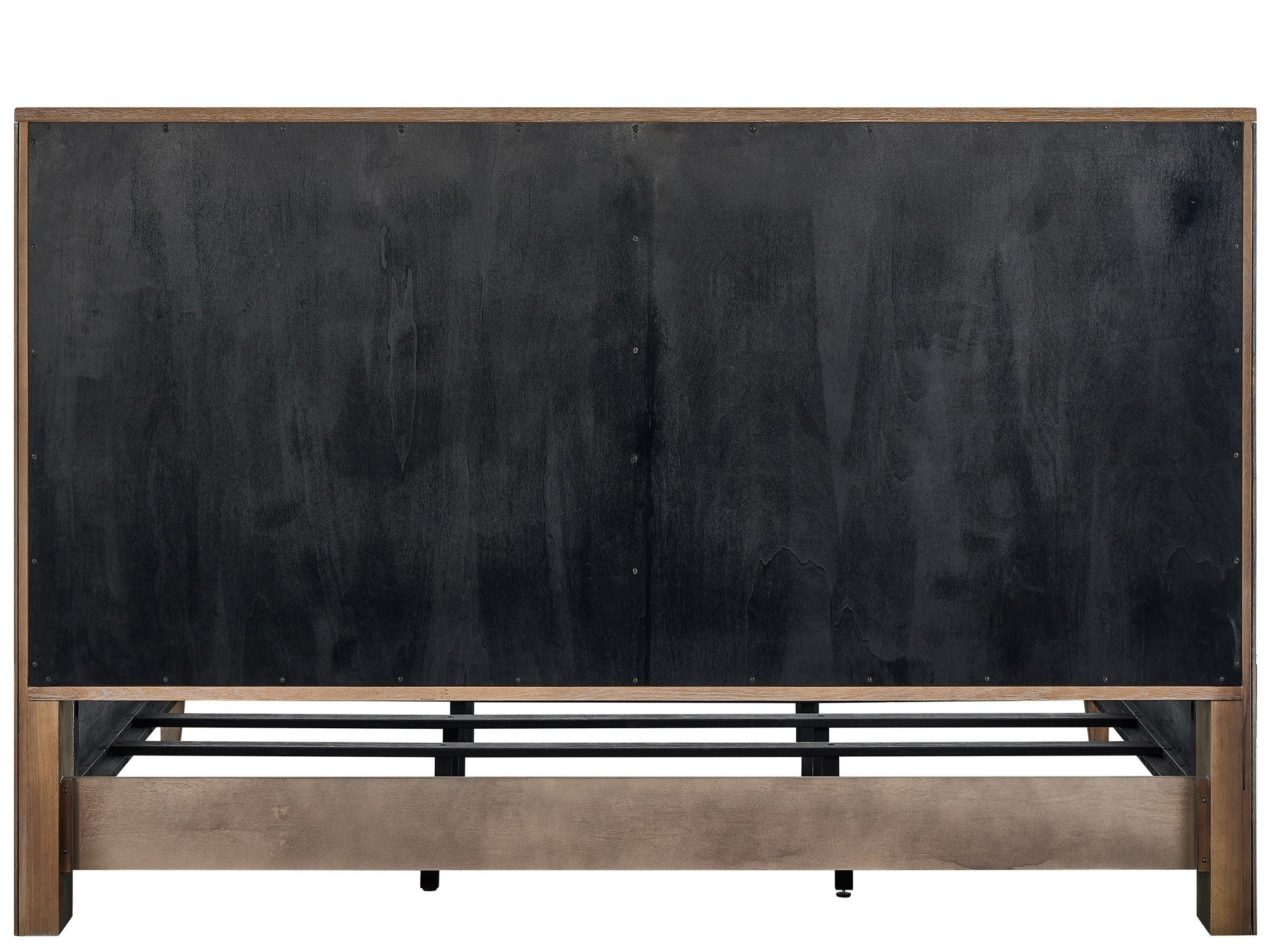 Emerie Upholstered Bed King - Silo with a white background
