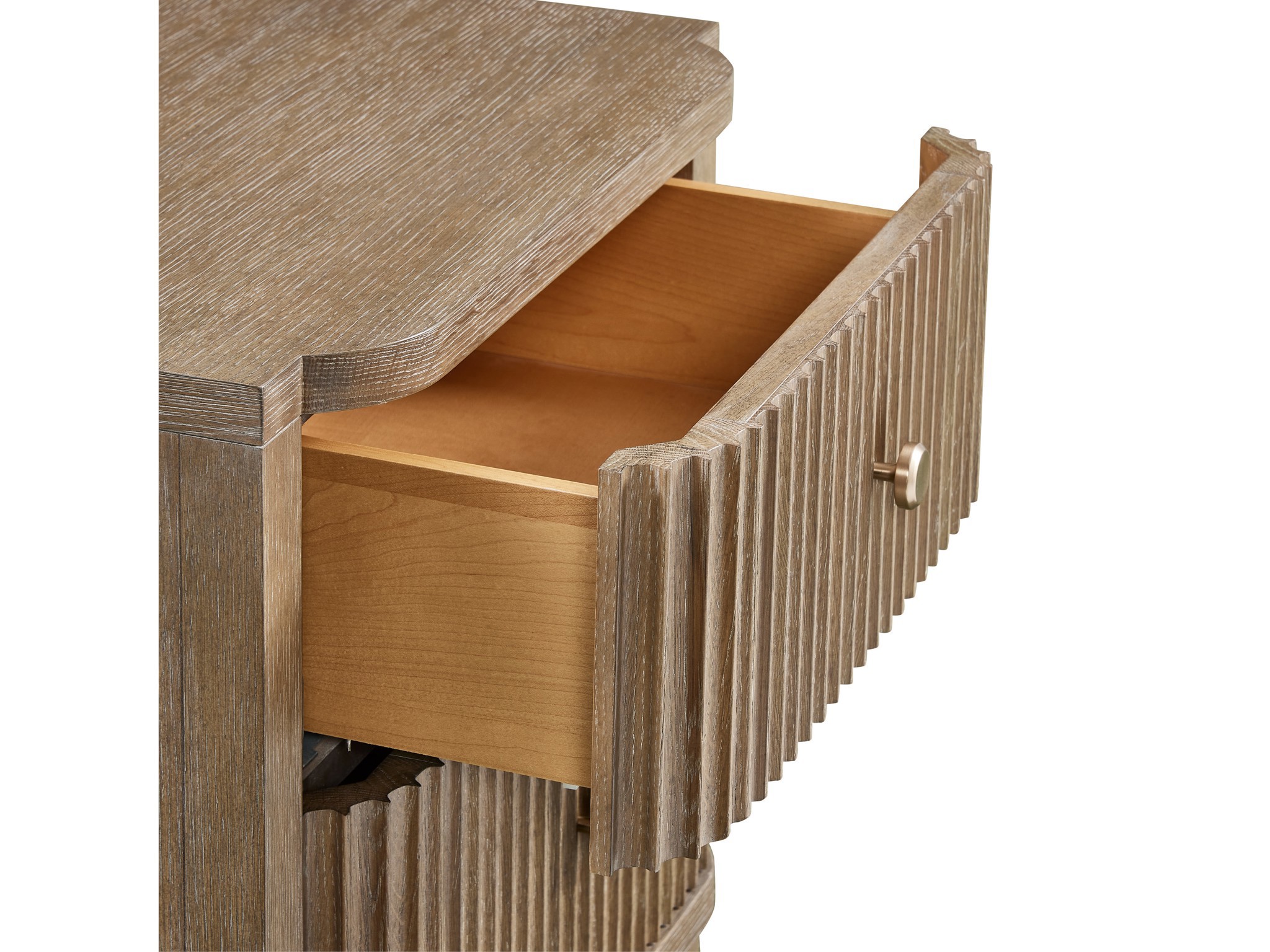 Emerie Nightstand - Silo with a white background