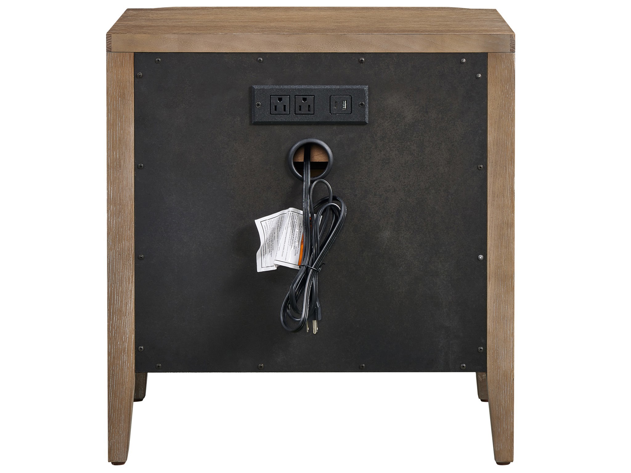 Emerie Nightstand - Silo with a white background