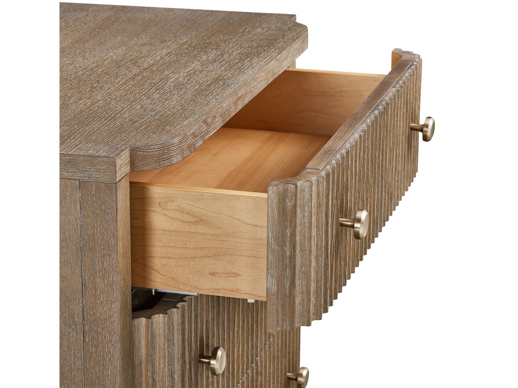 Emerie Nightstand - Silo with a white background