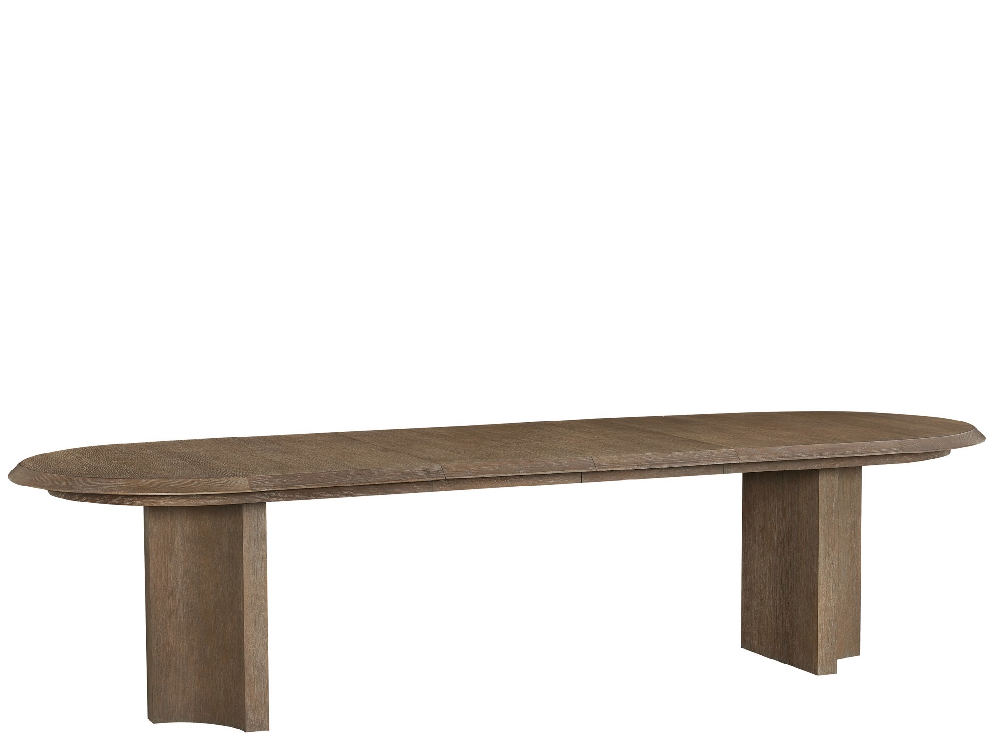 Emerie Oval Dining Table - Silo with a white background