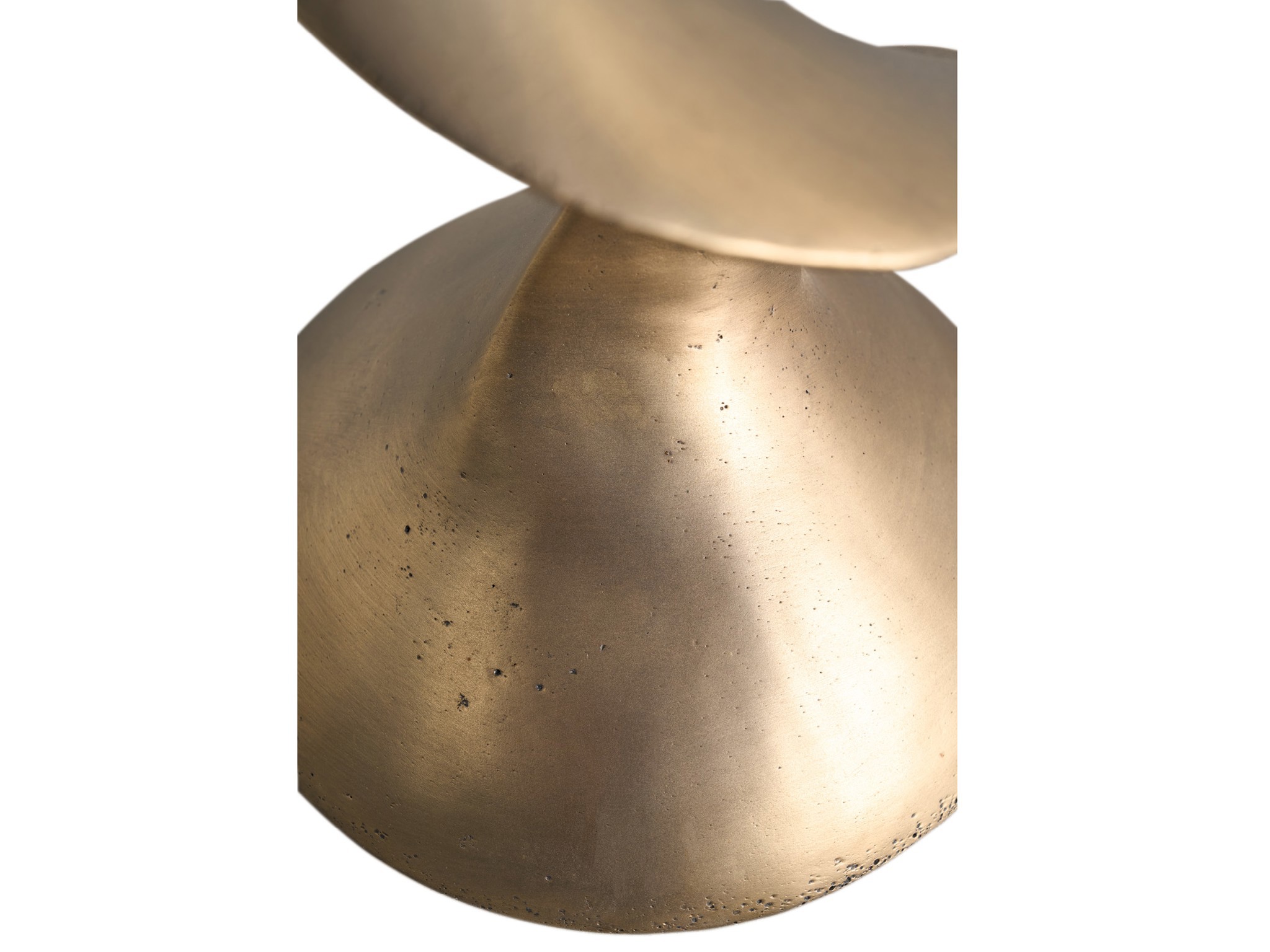 Dusty Bronze Table - Silo with a white background