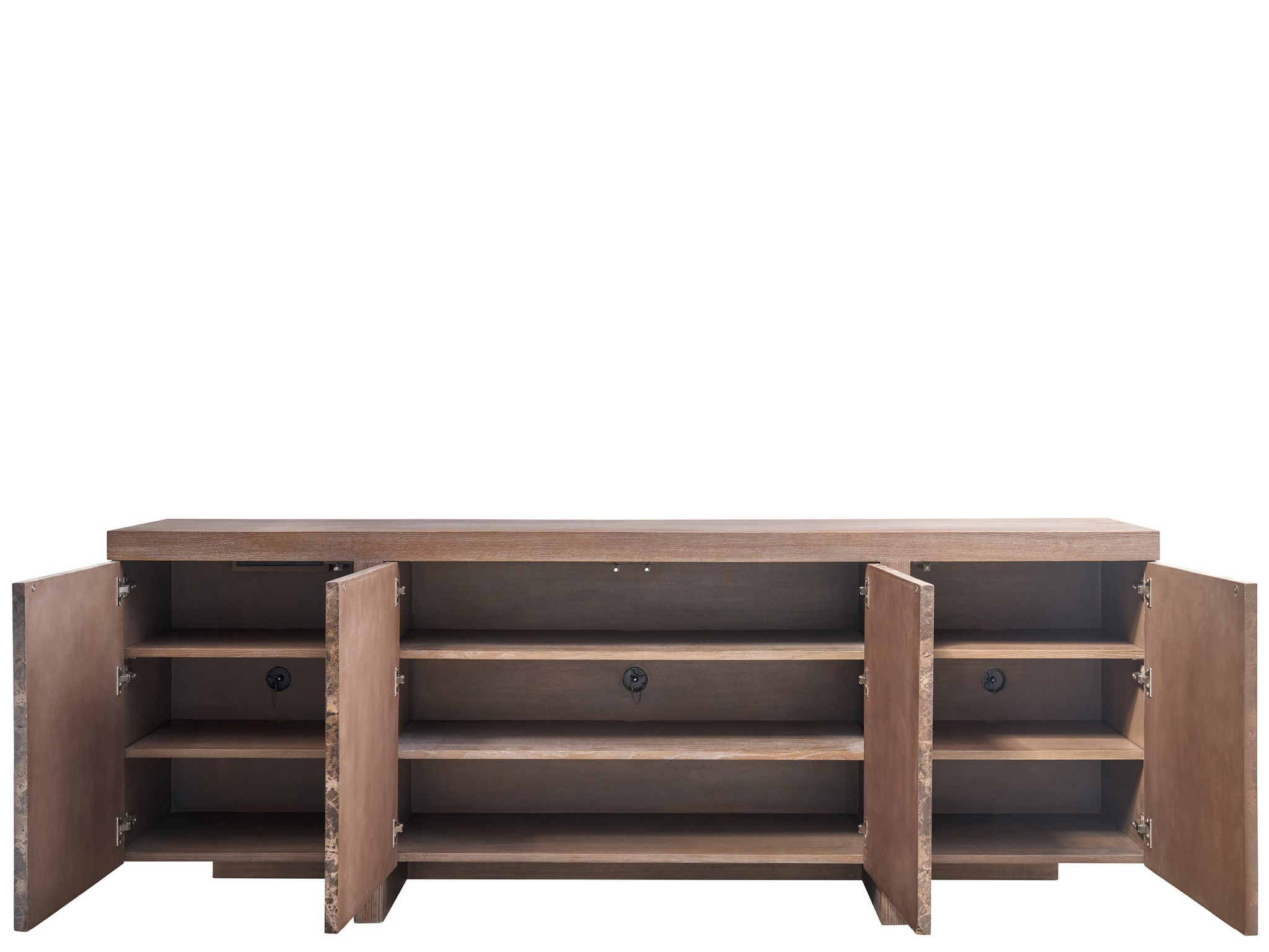 Emperador Credenza - Silo with a white background