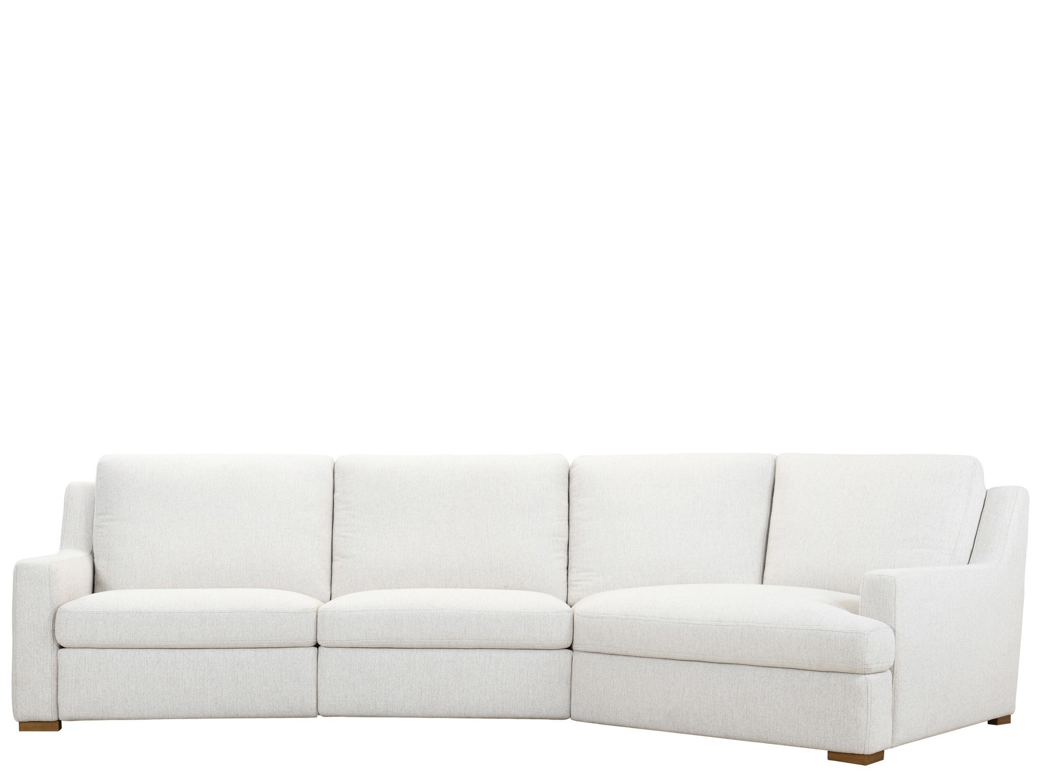 Braddock 3 Pc Sectional - Silo with a white background