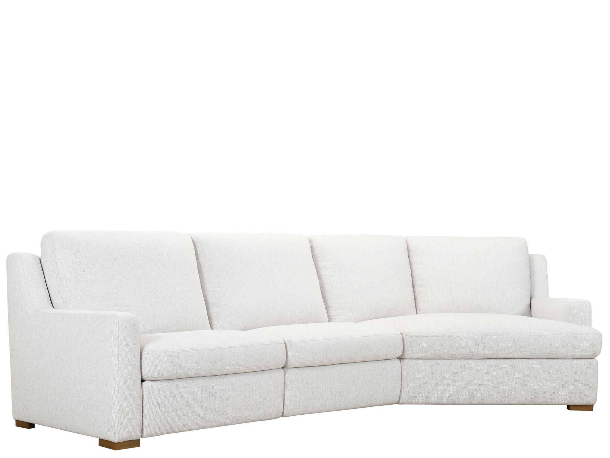 Braddock 3 Pc Sectional - Silo with a white background