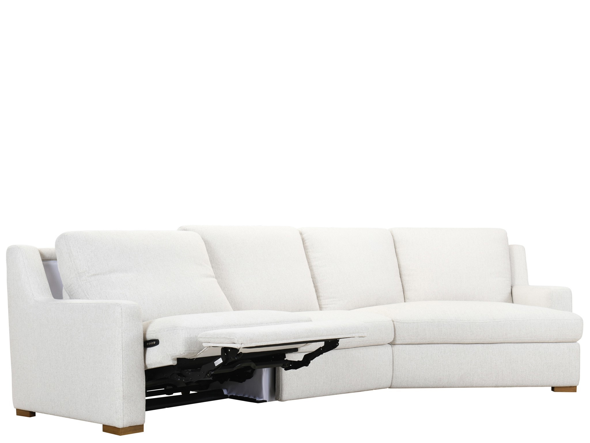 Braddock 3 Pc Sectional - Silo with a white background