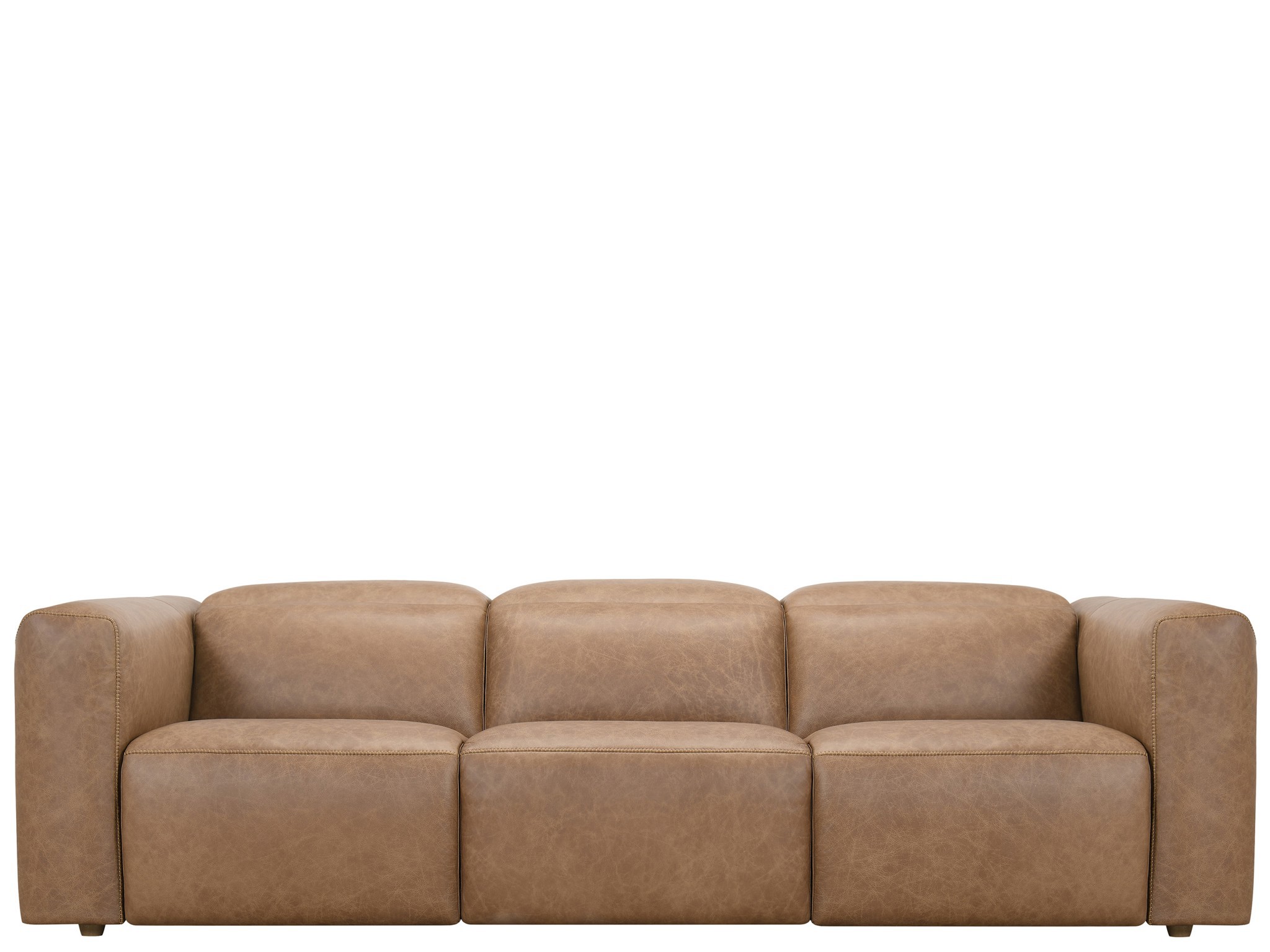 Maddox Reclining Sofa 3Over3 - Silo with a white background