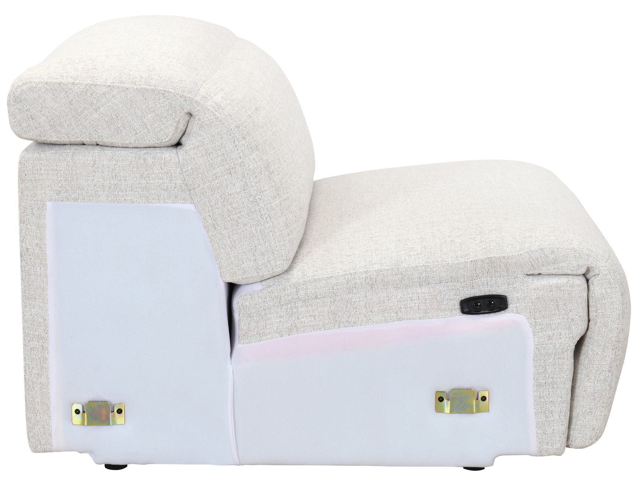 Maddox Armless Chair - Silo with a white background