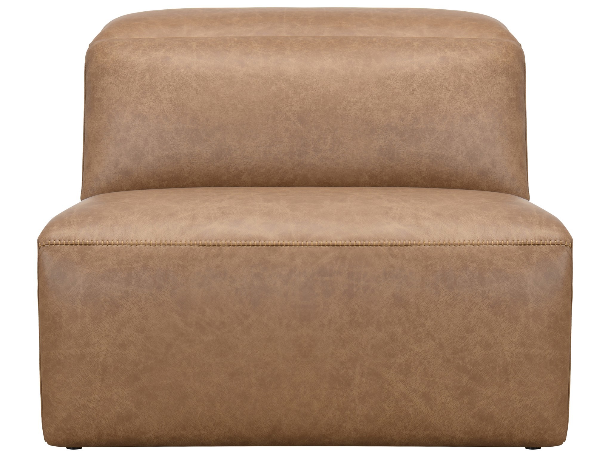 Maddox Armless Chair - Silo with a white background