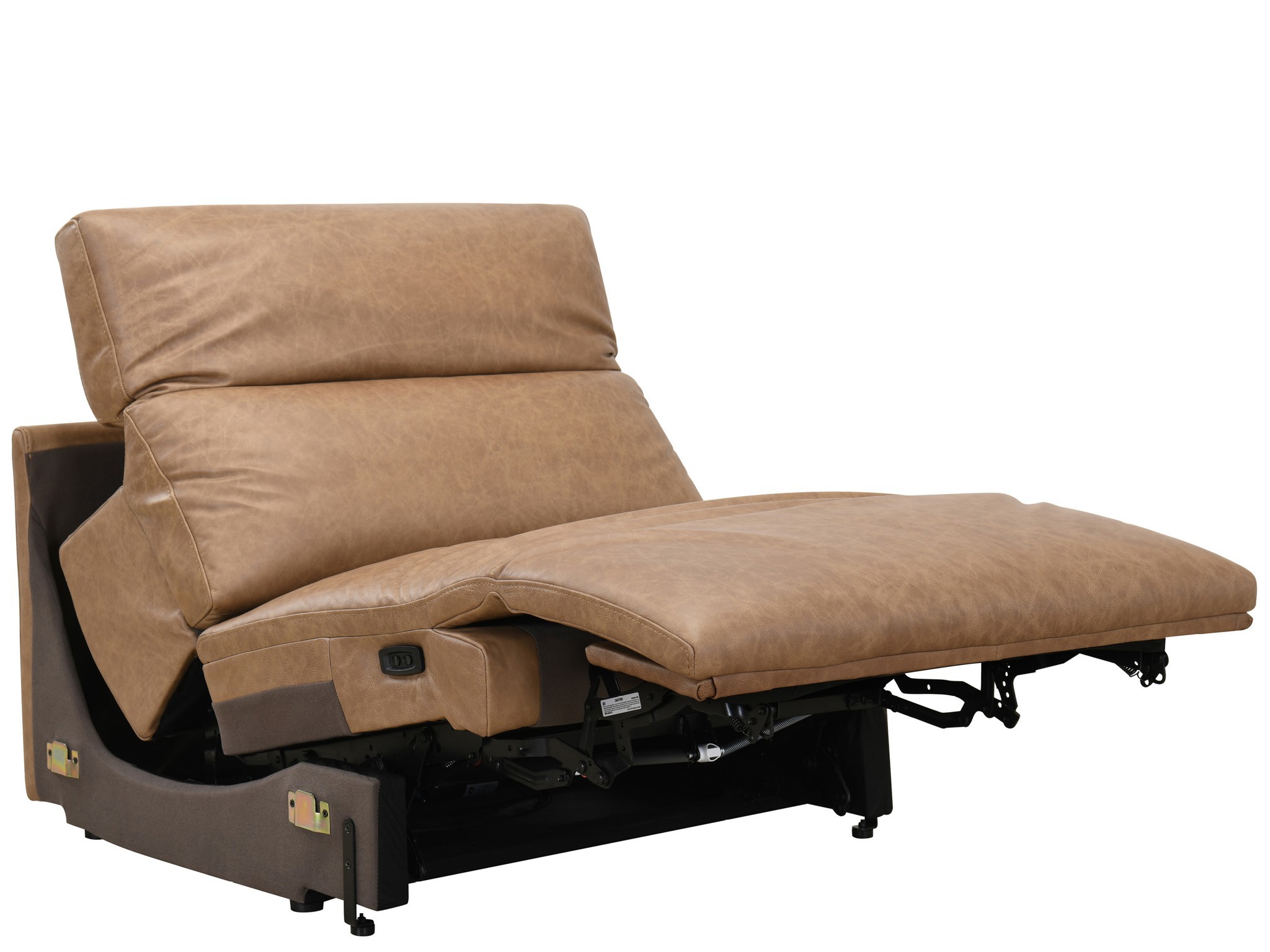 Maddox Armless Recliner - Silo with a white background