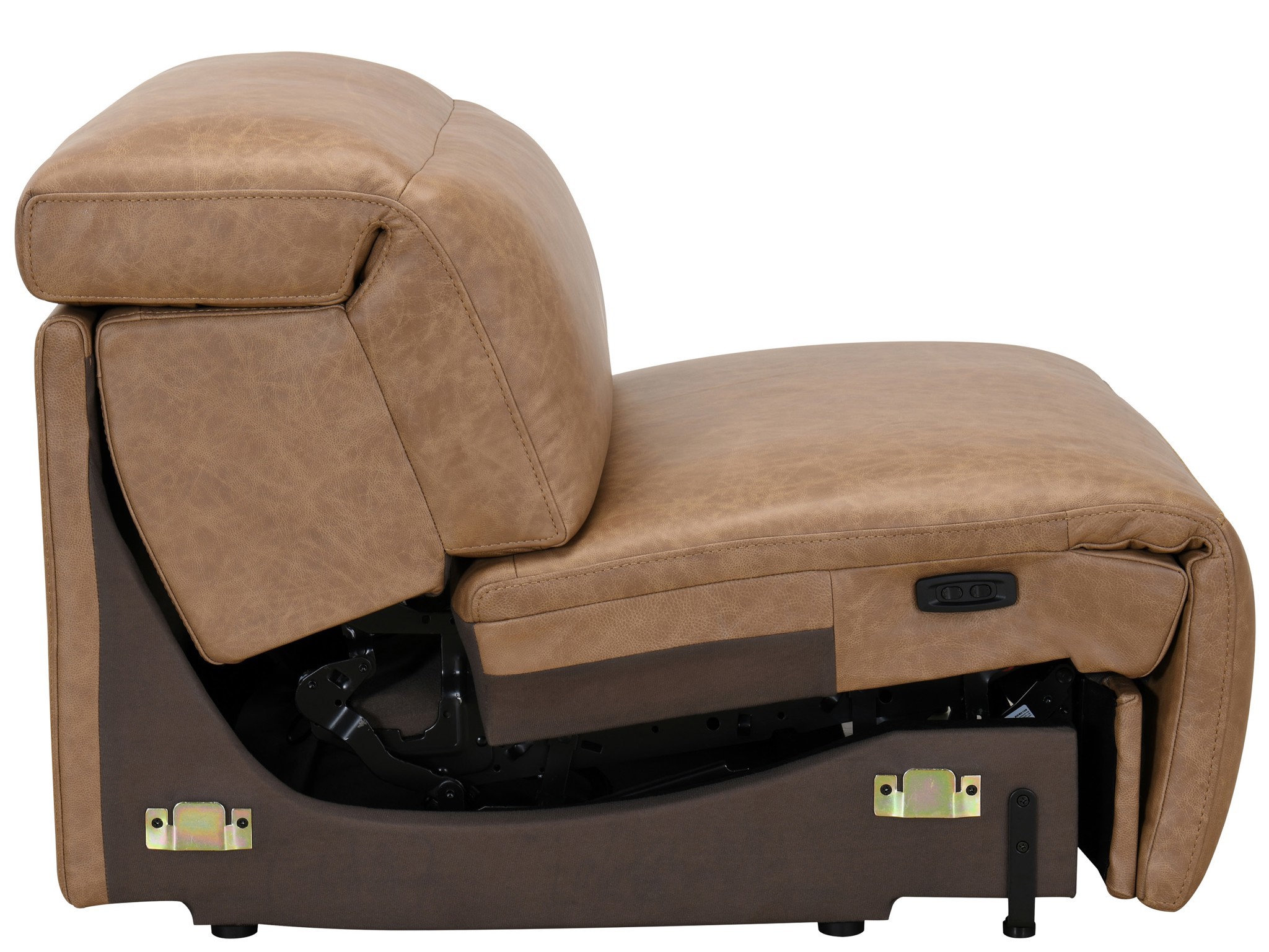 Maddox Armless Recliner - Silo with a white background