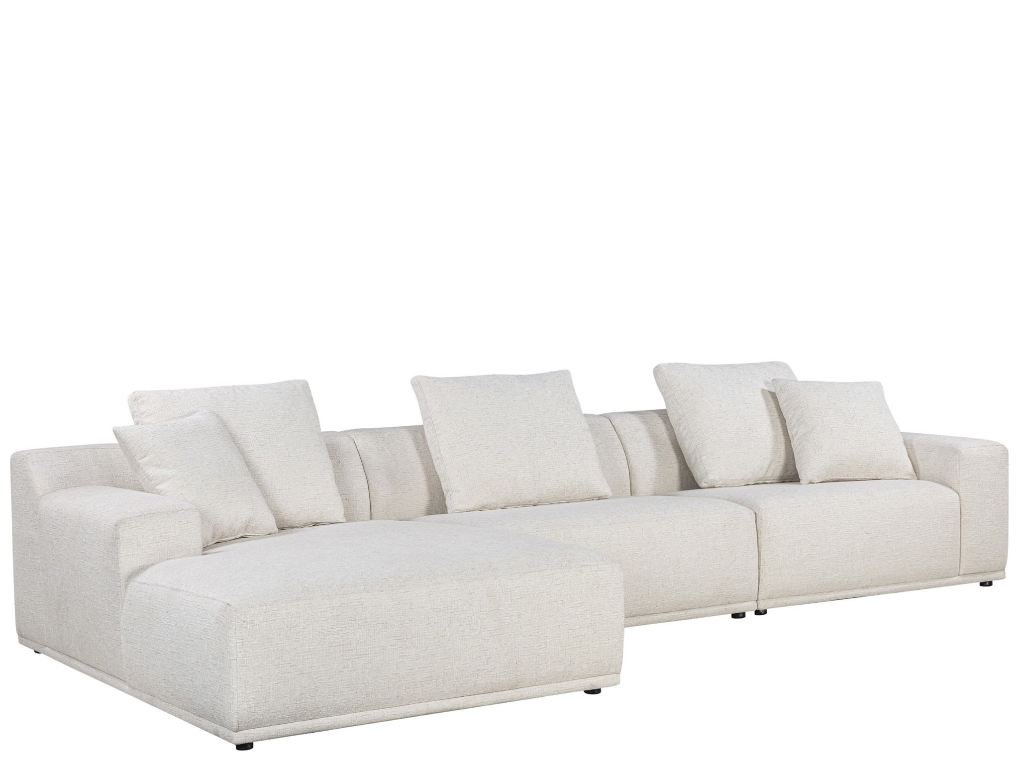 Dawson 3 Pc Sectional - Silo with a white background