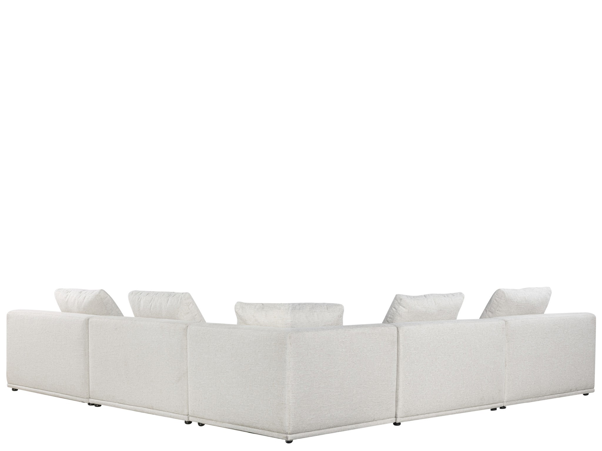 Dawson 5 Pc Sectional - Silo with a white background