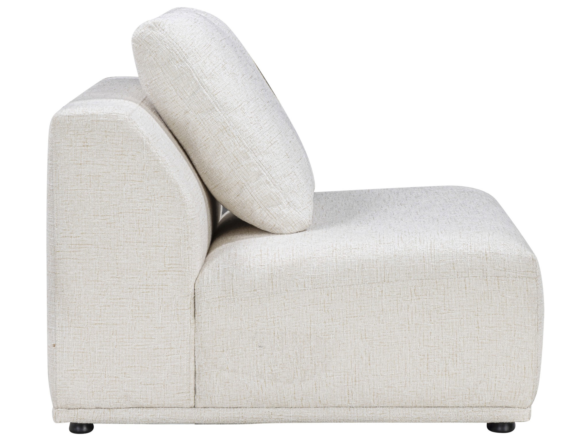 Dawson Armless Chair - Silo with a white background