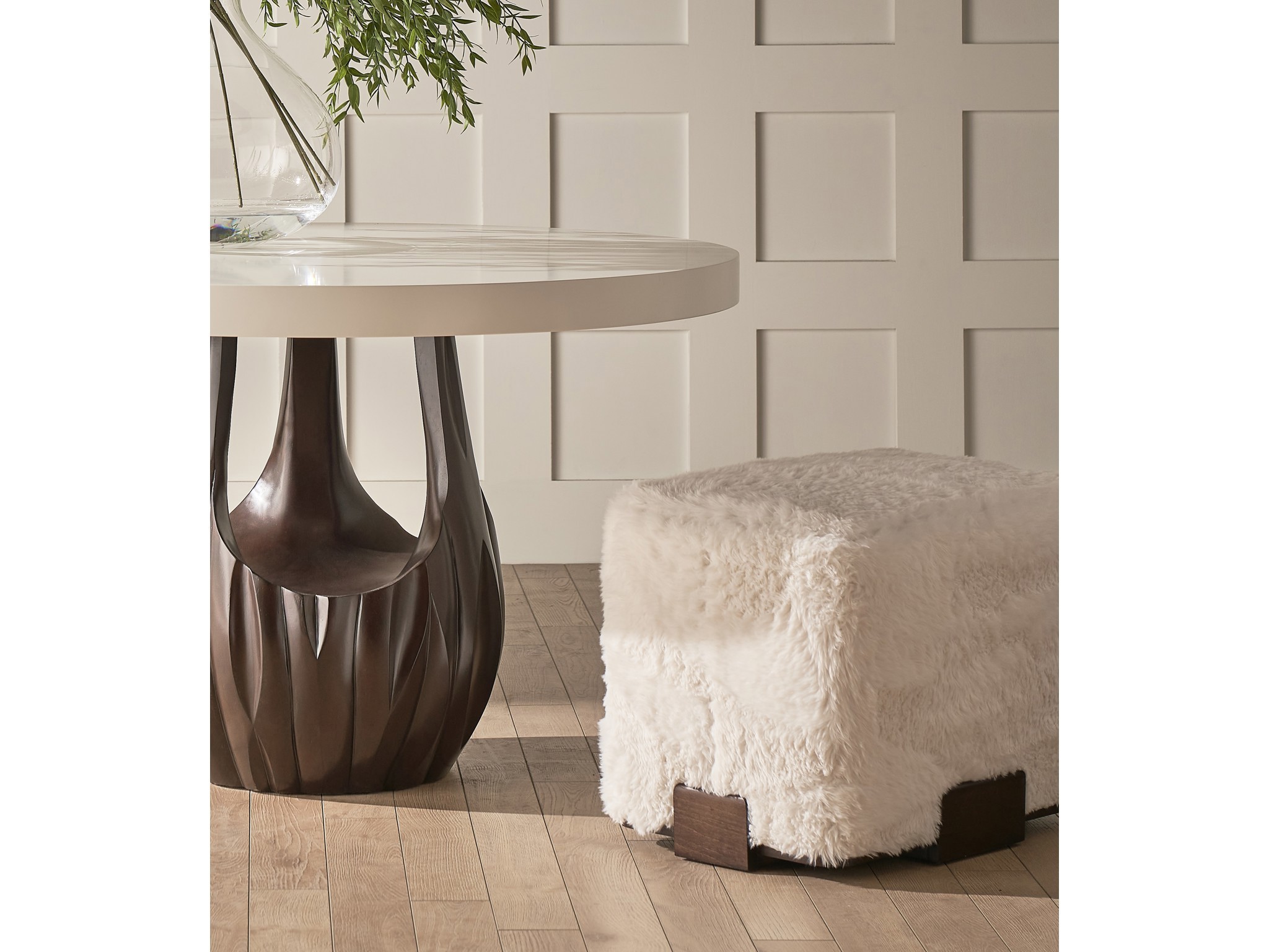 Wilshire Ottoman-Special Order - Multiple item room scene