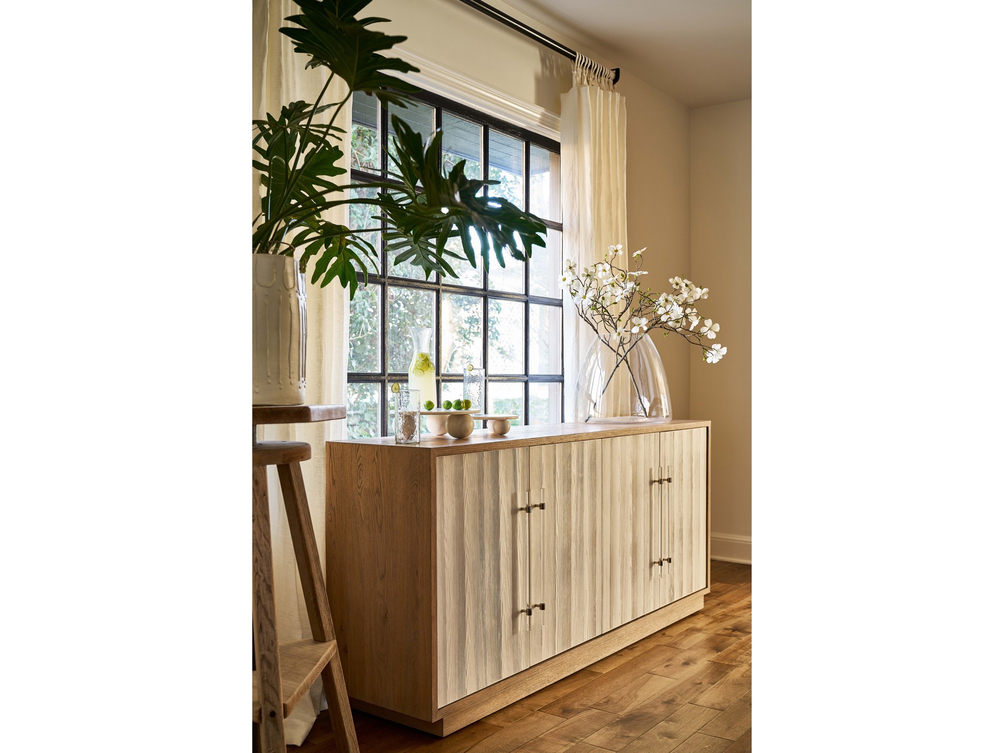Camden Credenza - Multiple item room scene