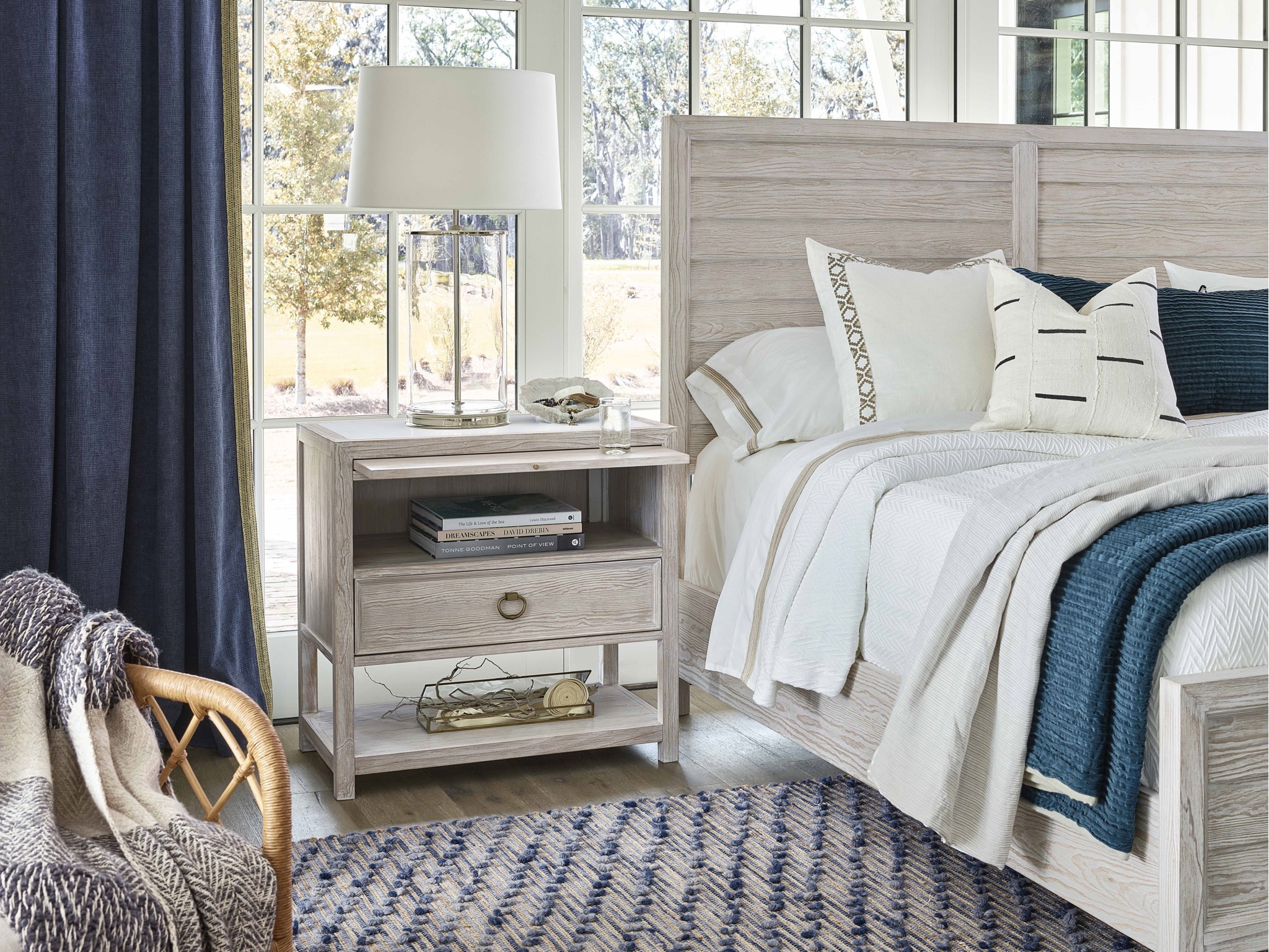 Getaway Drawer Nightstand - Multiple item room scene
