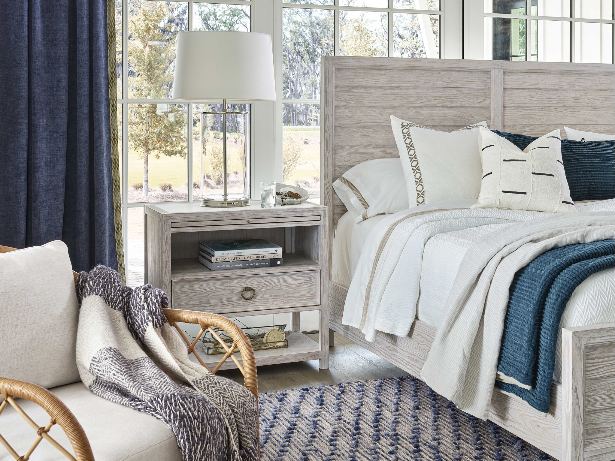 Getaway Drawer Nightstand - Multiple item room scene