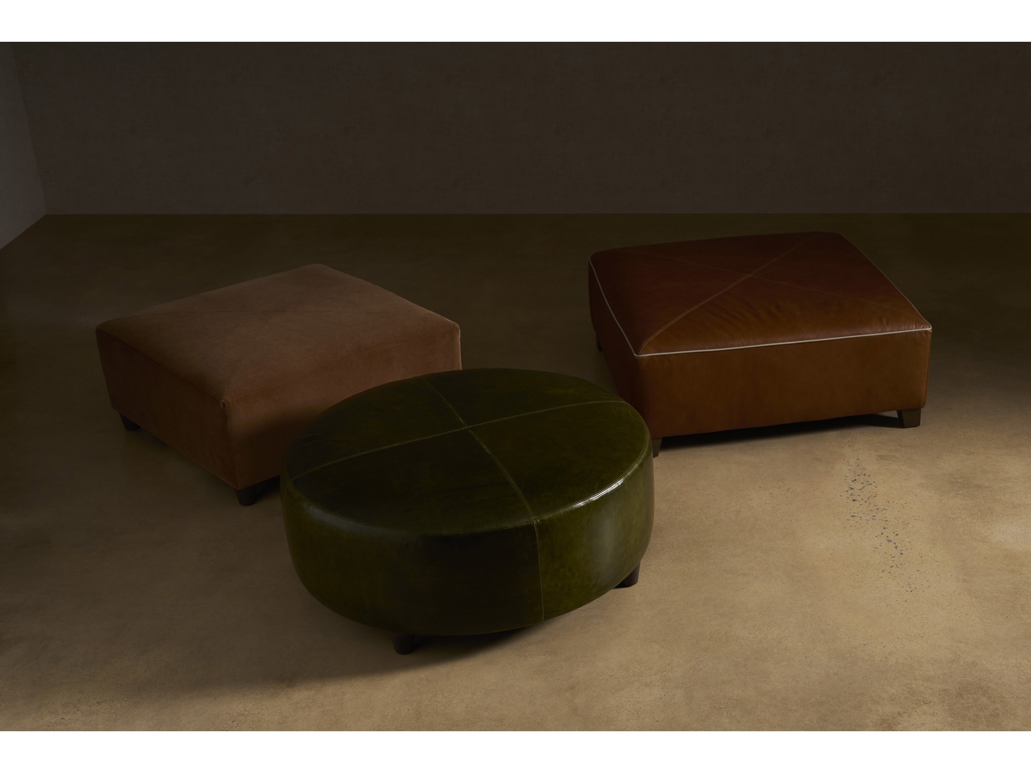 U Choose Square Ottoman 36 - Multiple item room scene