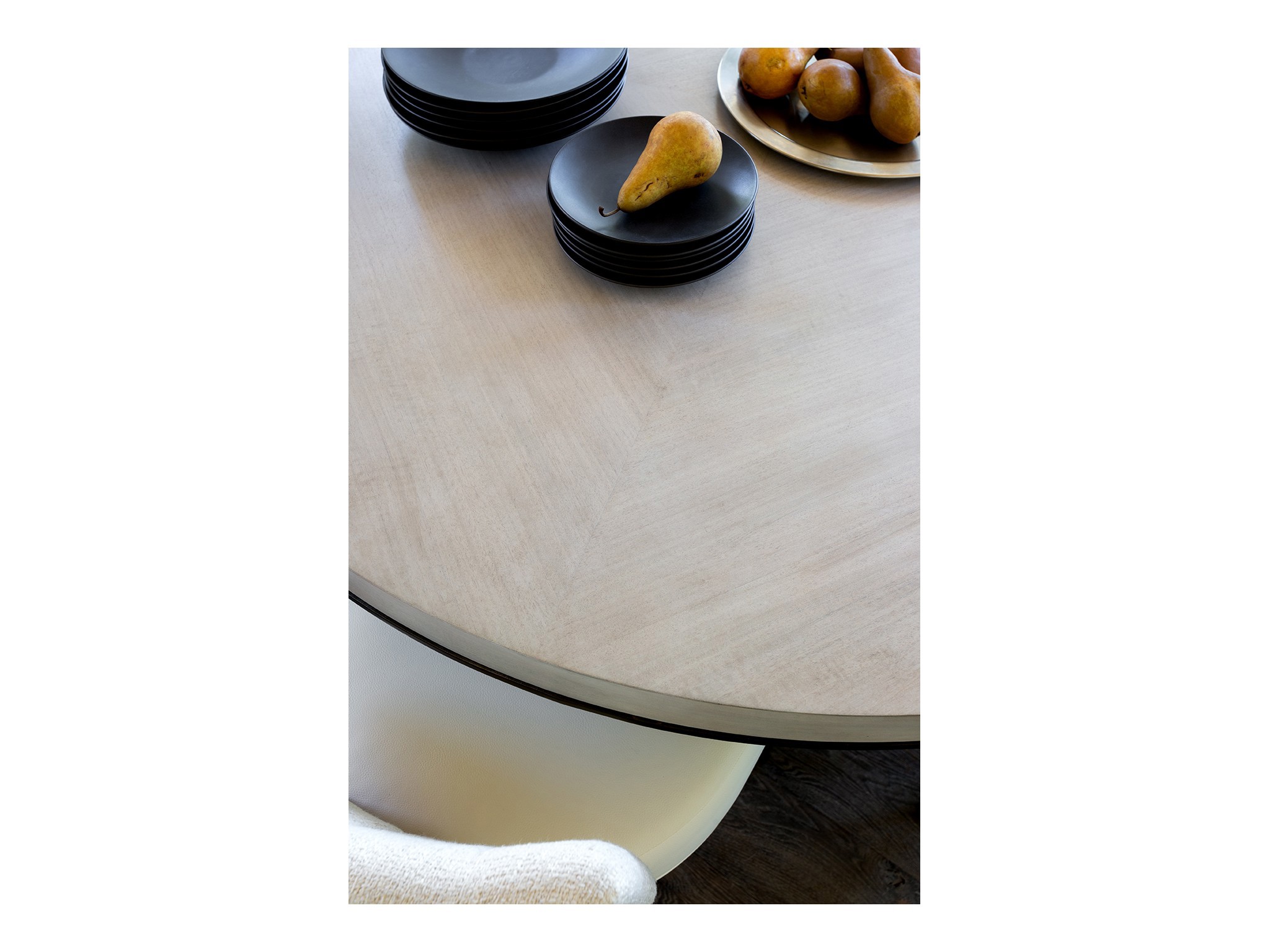 Topanga Round Dining Table - Multiple item room scene