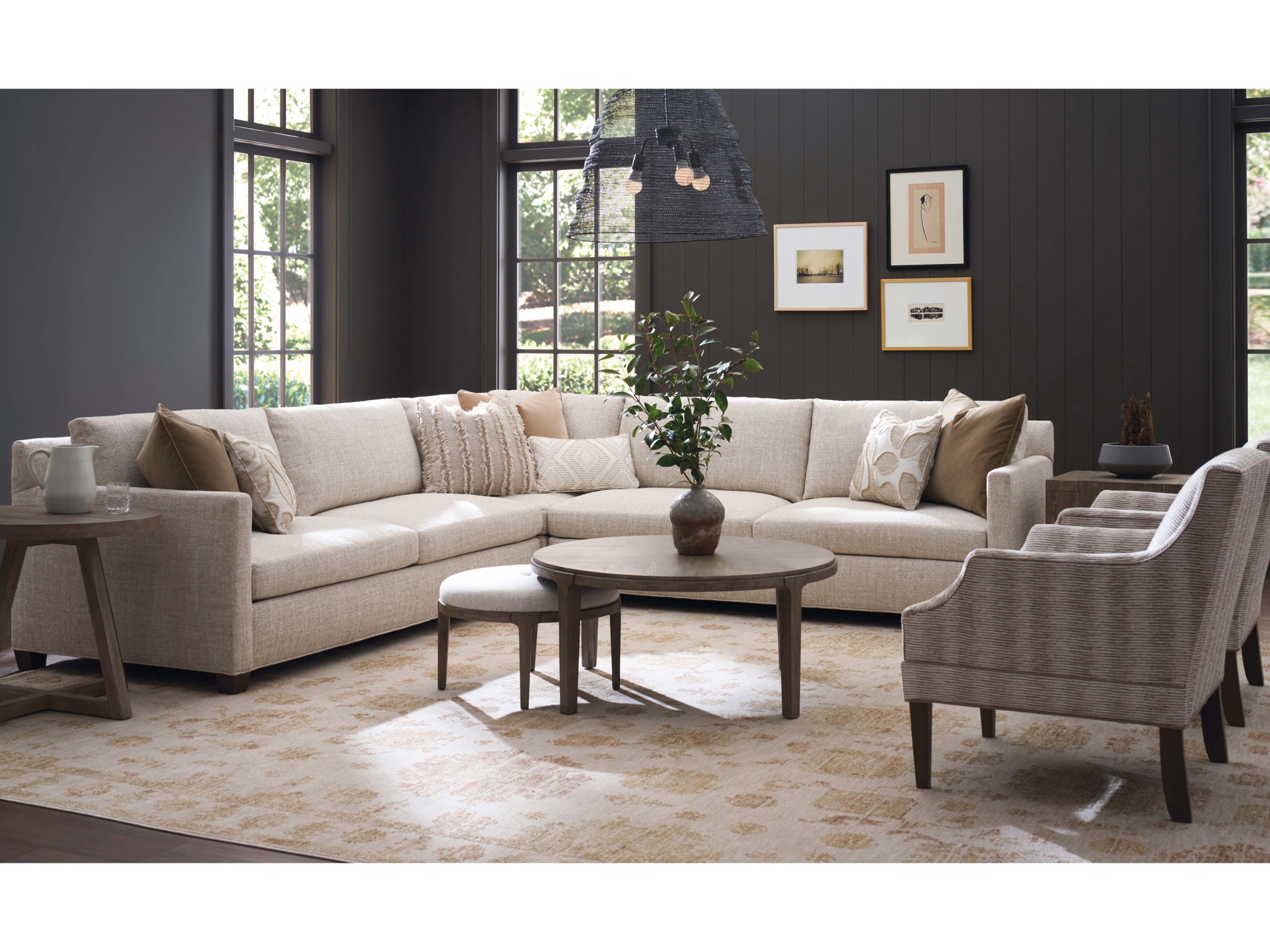 Boulder Bunching Cocktail Table - Multiple item room scene