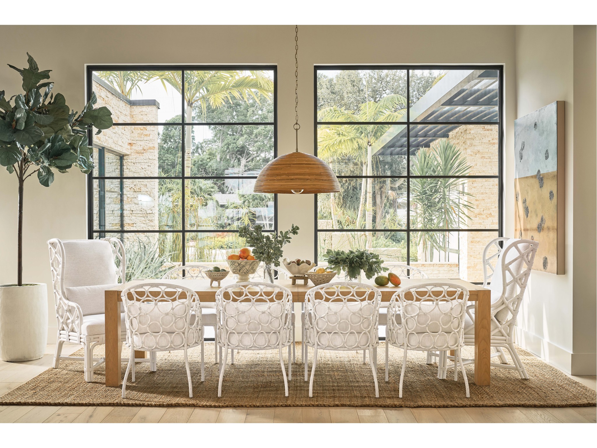 Pebble Dining Chair - Multiple item room scene