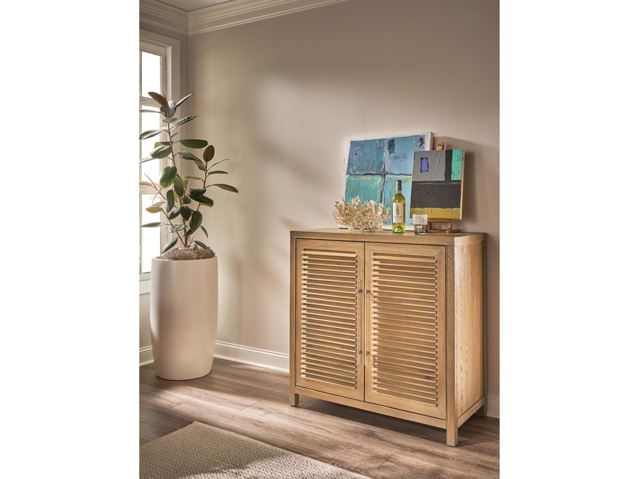 Weekender Bar Cabinet - Multiple item room scene
