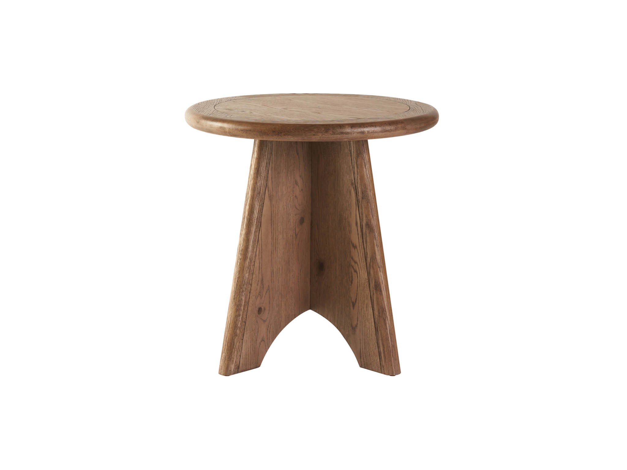 Sienna Round Side Table - Silo with a white background