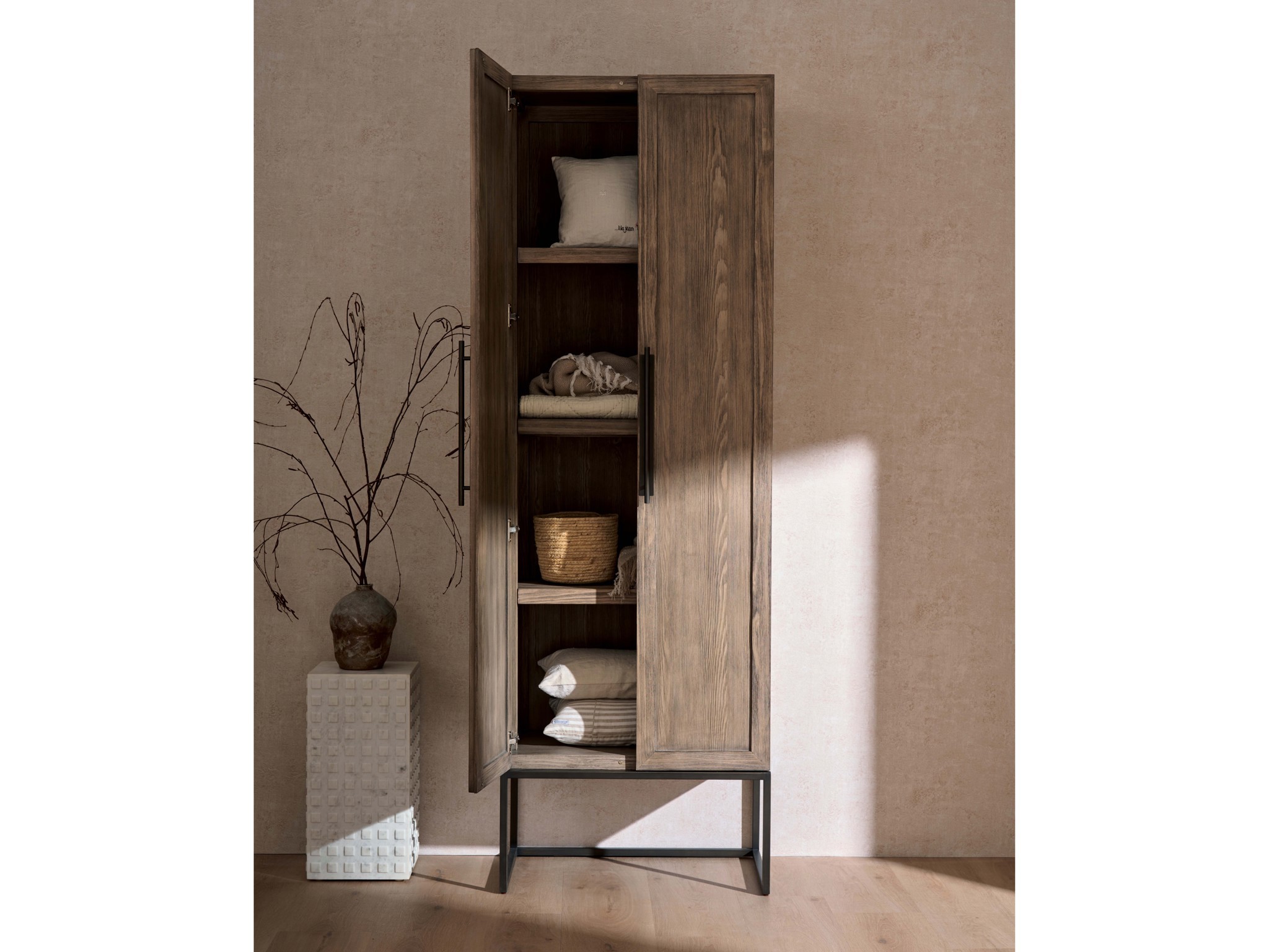 Boulder Utility Cabinet - Multiple item room scene