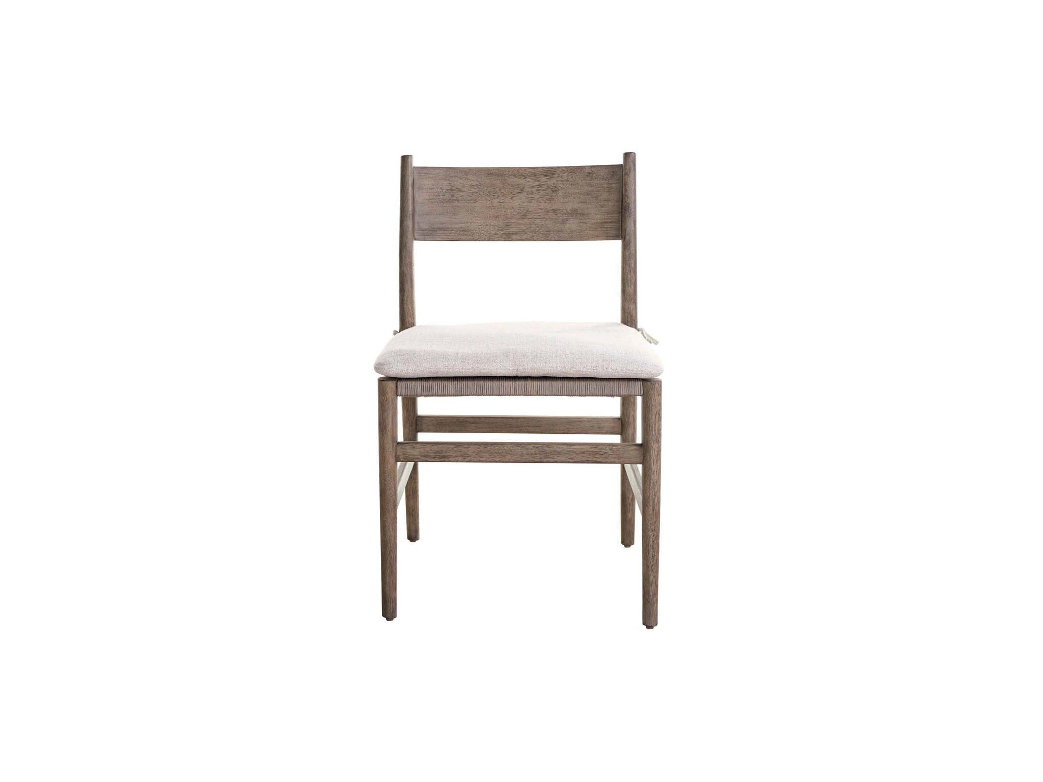 Boulder Wood Back Side Chair - Silo with a white background