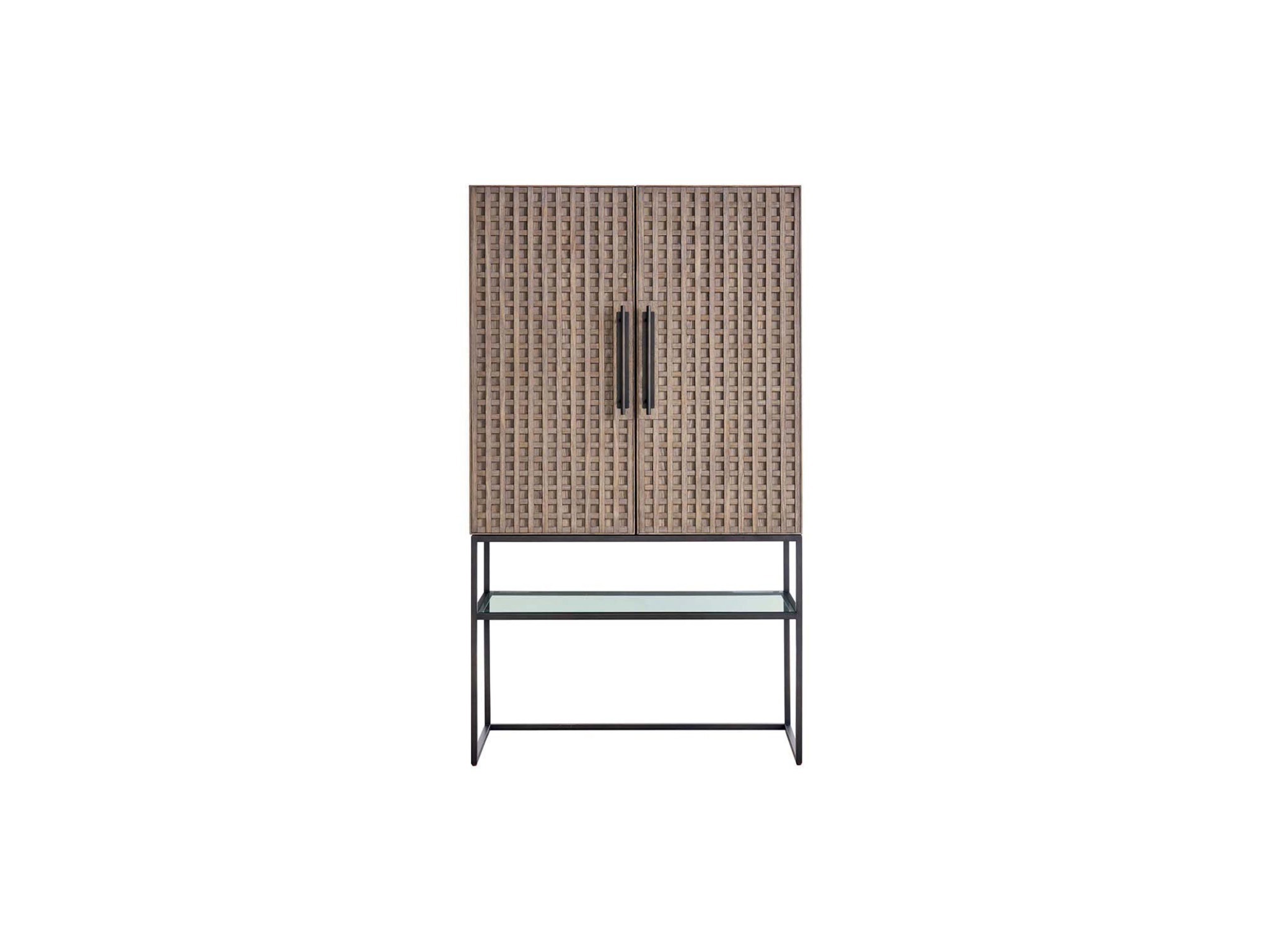 Boulder Bar Cabinet - Silo with a white background