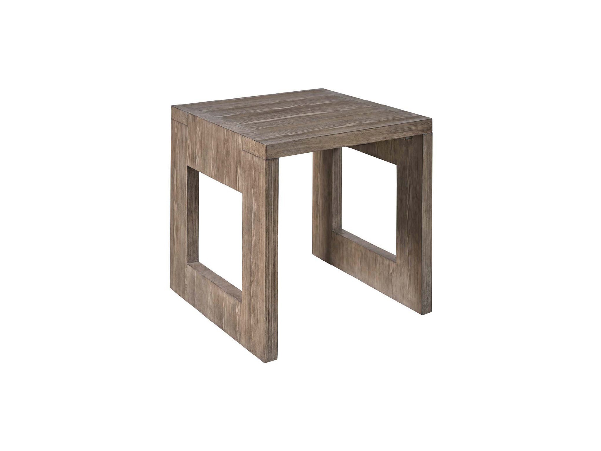 Boulder End Table - Silo with a white background