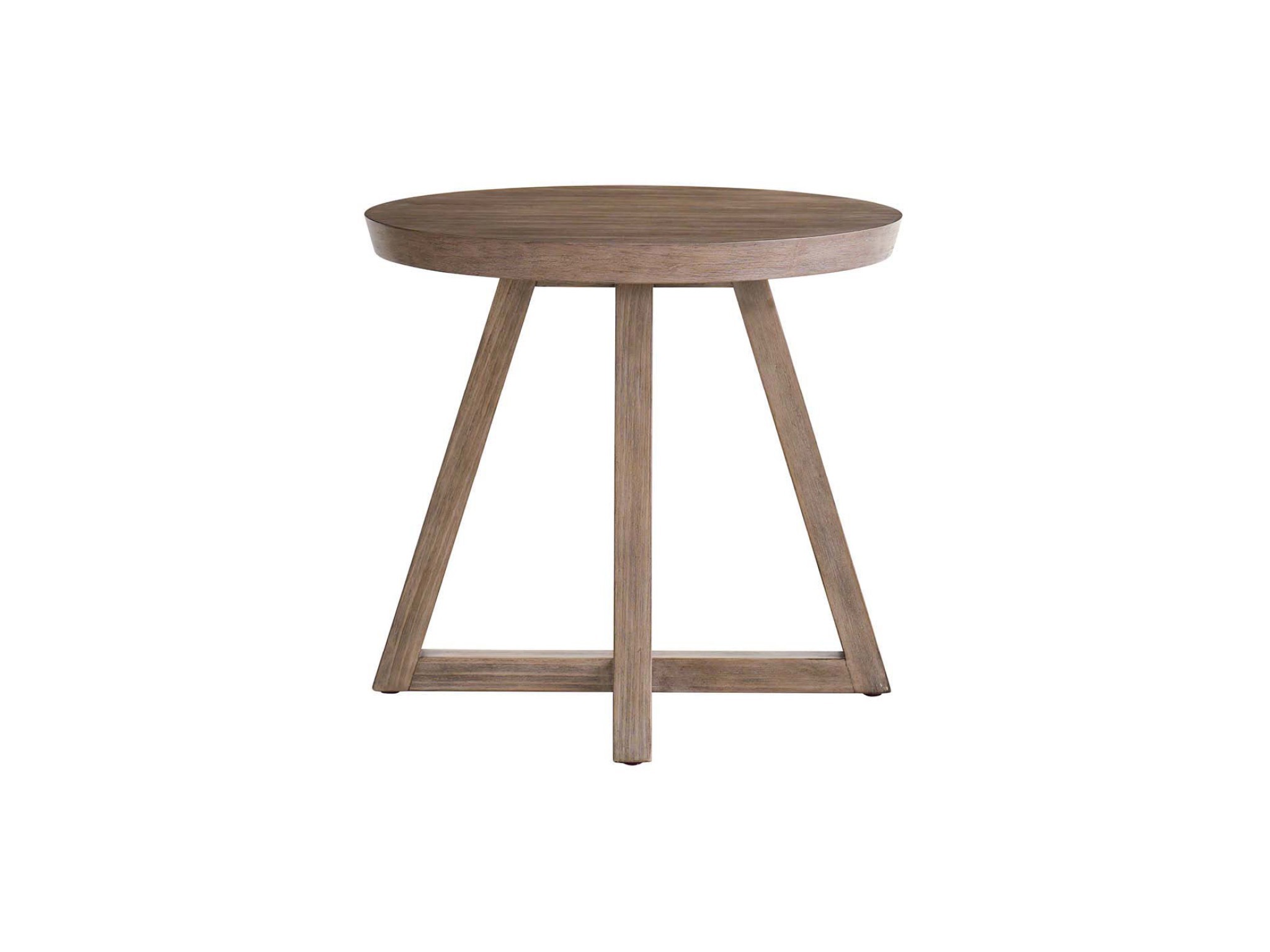 Boulder Round Side Table - Silo with a white background