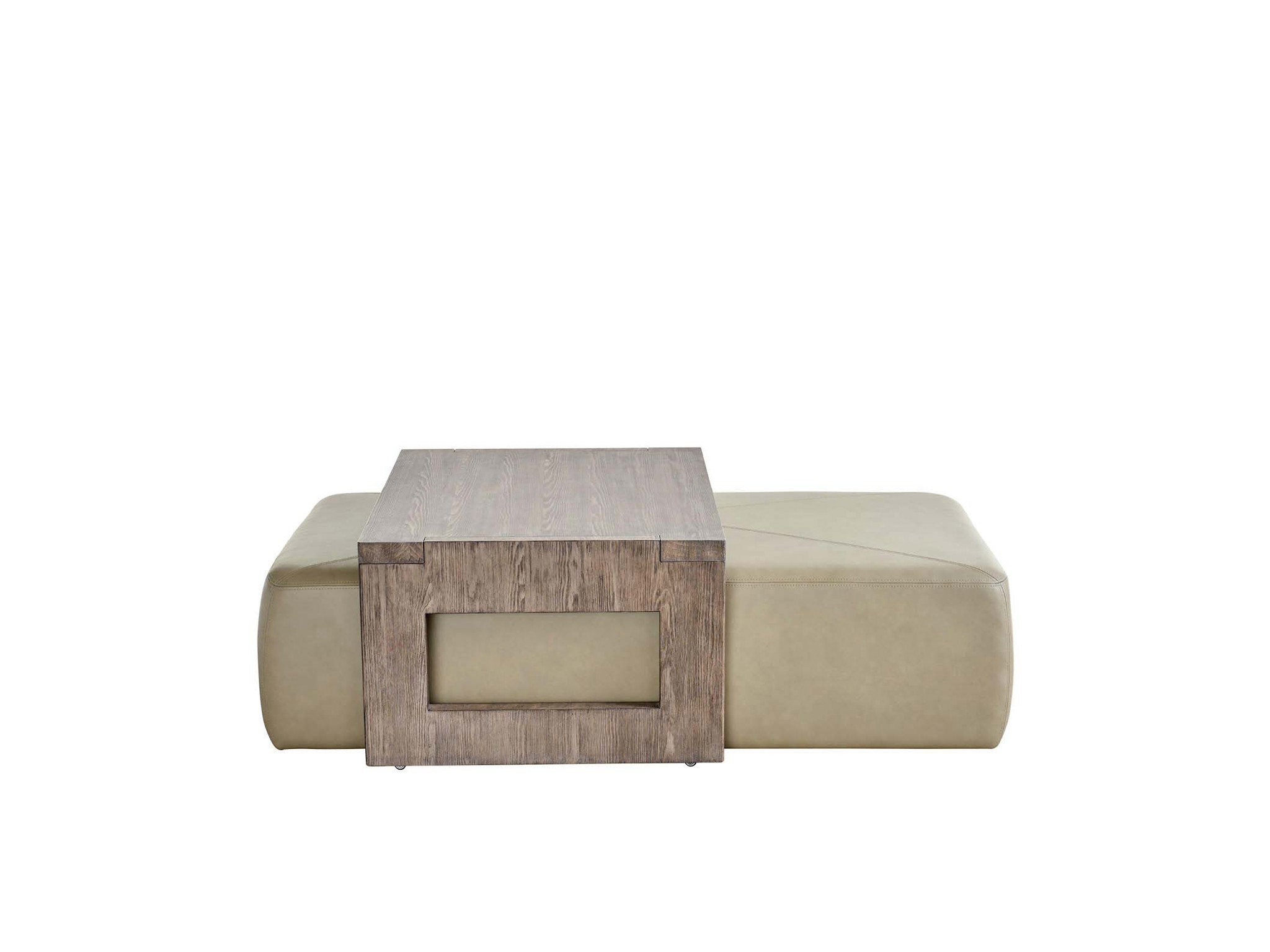 Boulder Nesting Cocktail Ottoman - Silo with a white background