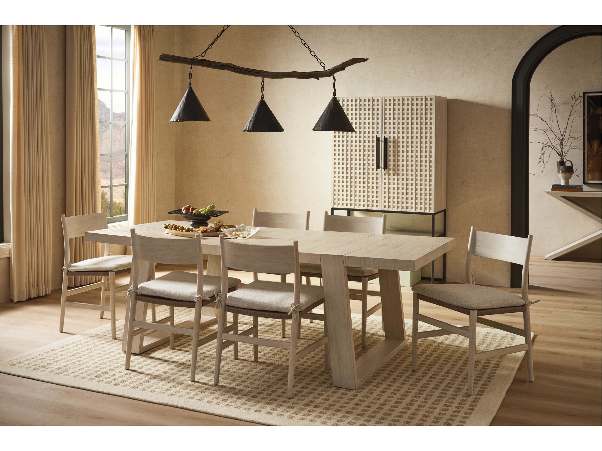 River Rock Dining Table - Multiple item room scene