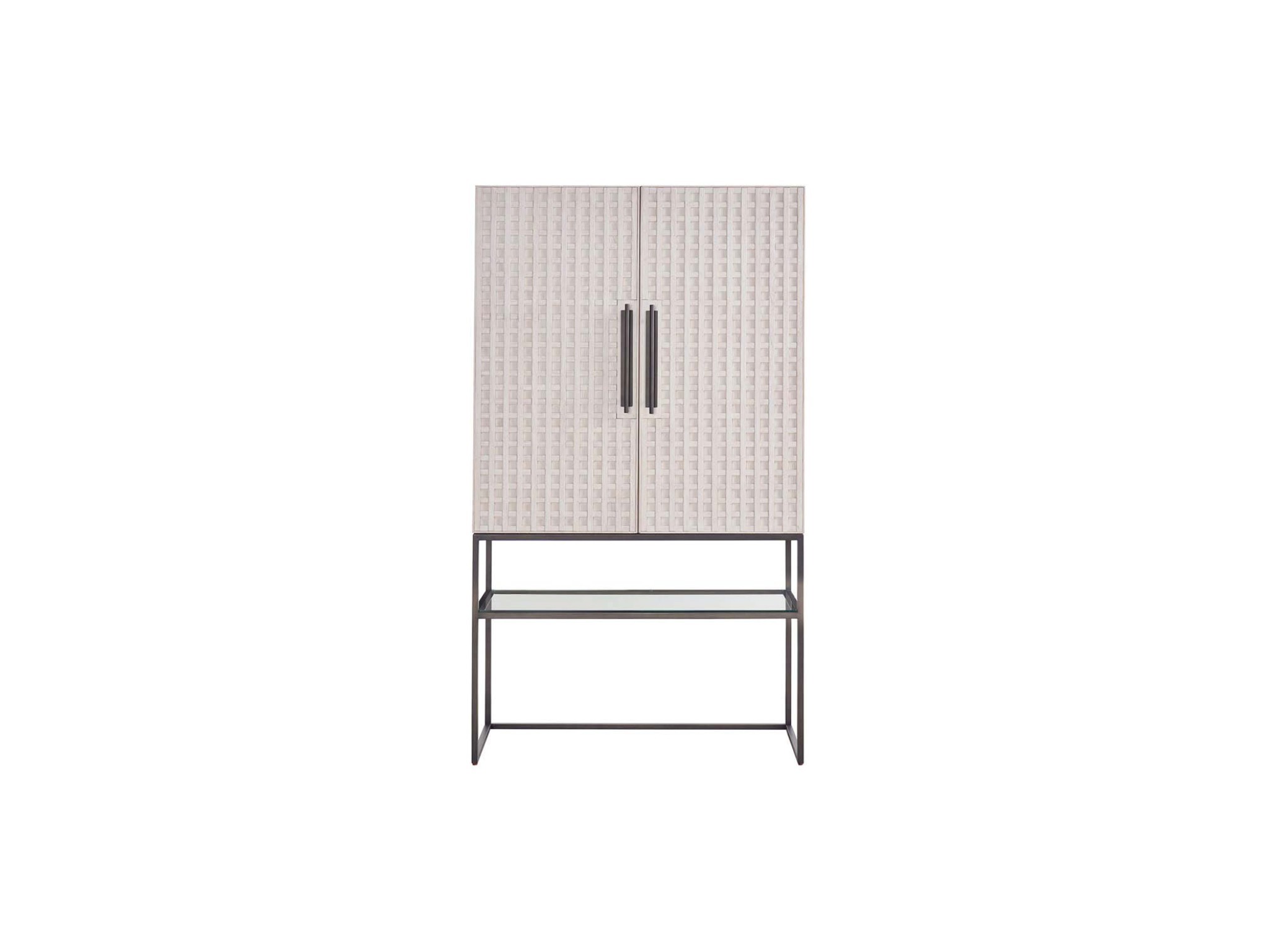 River Rock Bar Cabinet - Silo with a white background