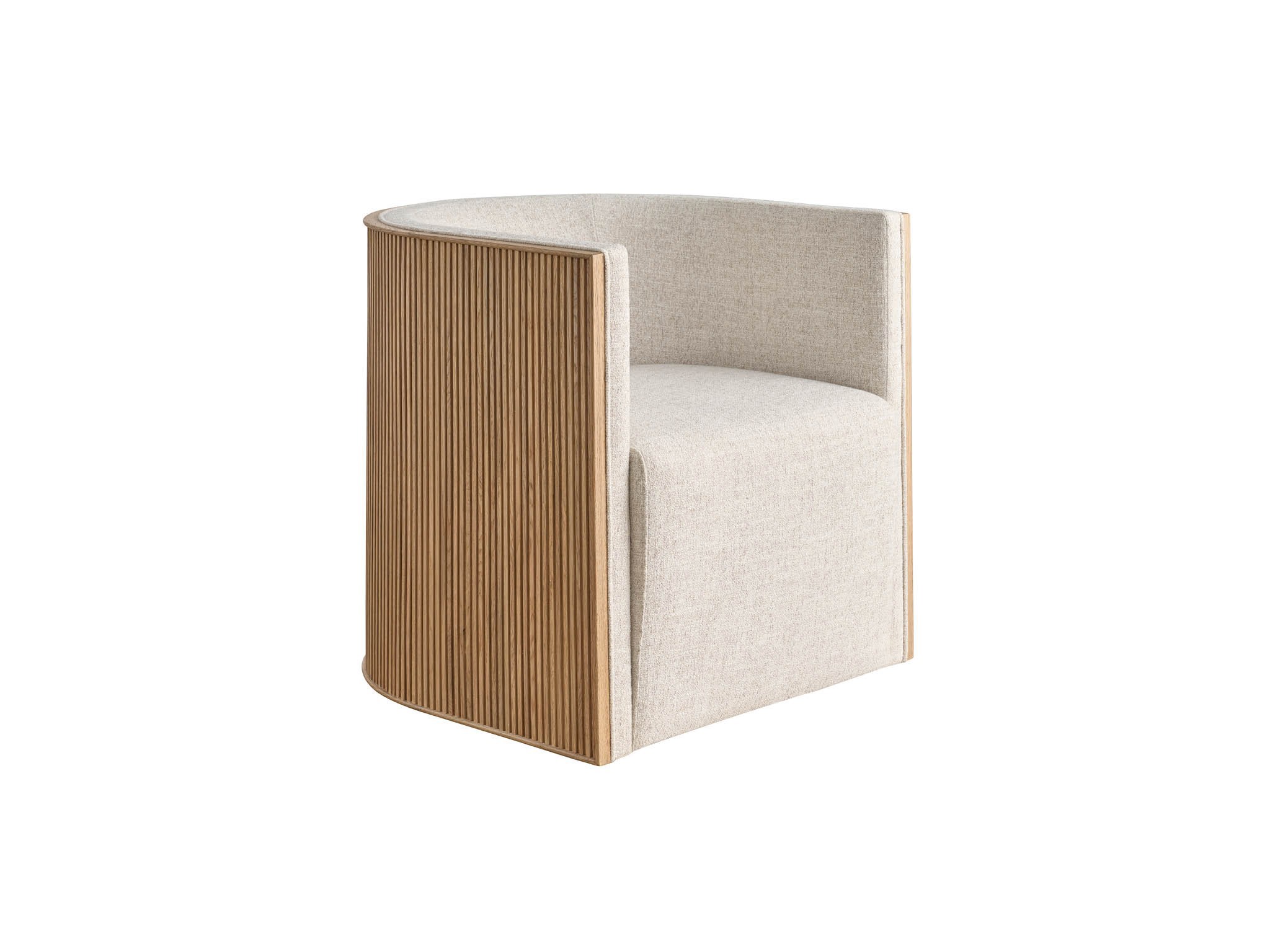 Tanner Swivel Chair - Silo with a white background