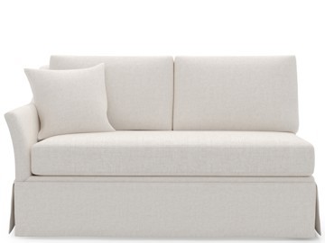 Madison Skirted Loveseat LAF - Special Order